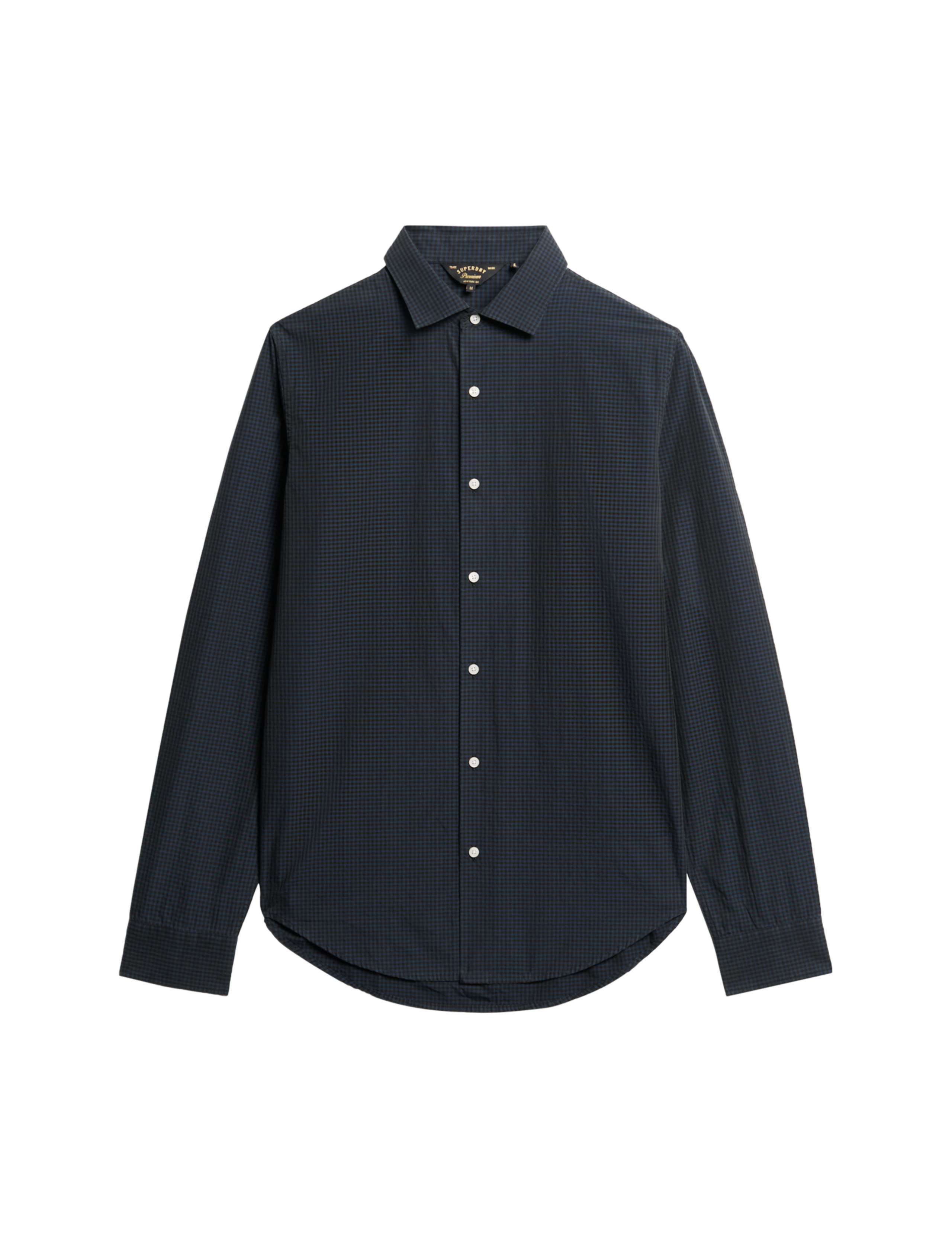 Pure Cotton Check Oxford Shirt 2 of 5