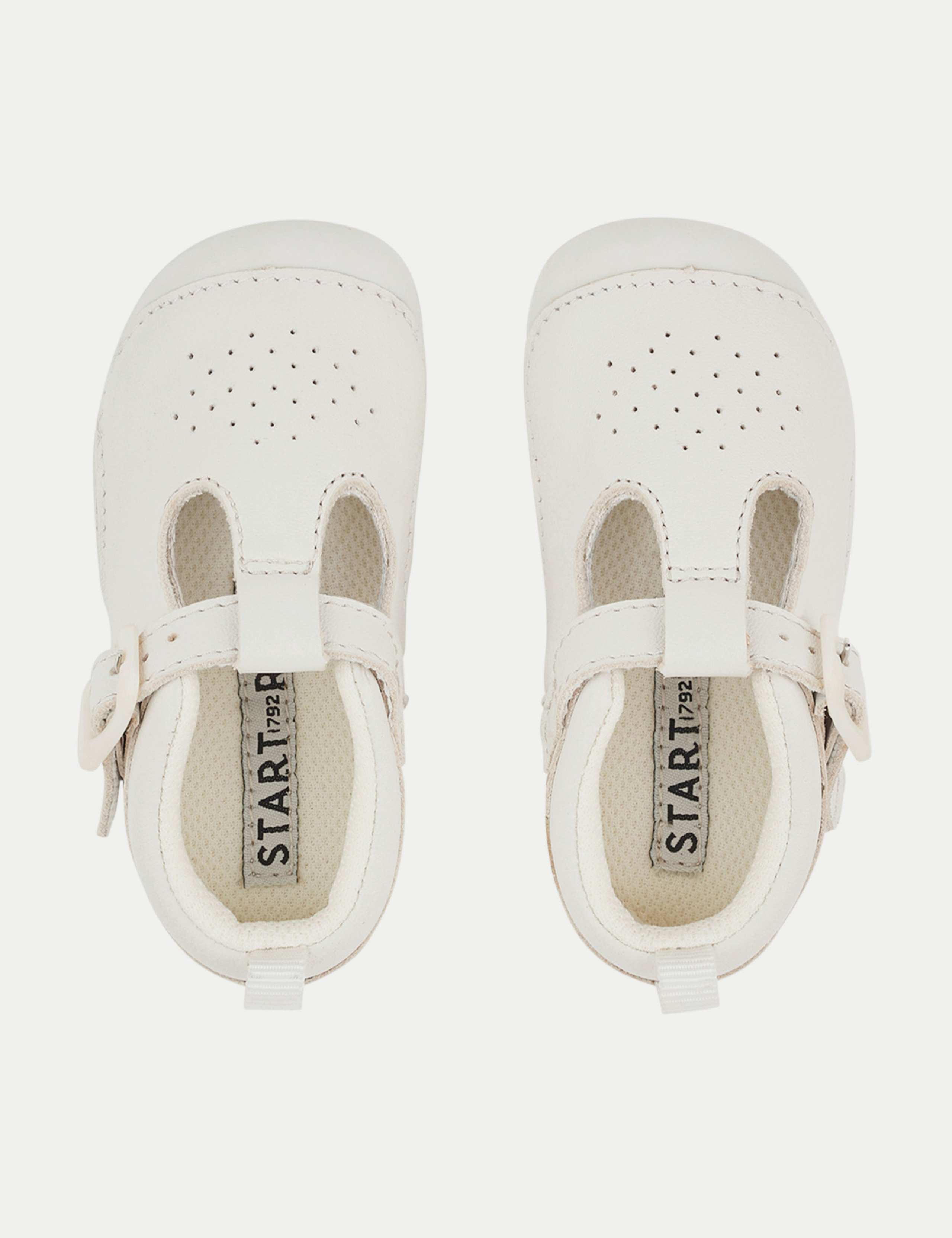 Baby Leather T-Bar Pram Shoes (2 Small - 5 Small) 2 of 6