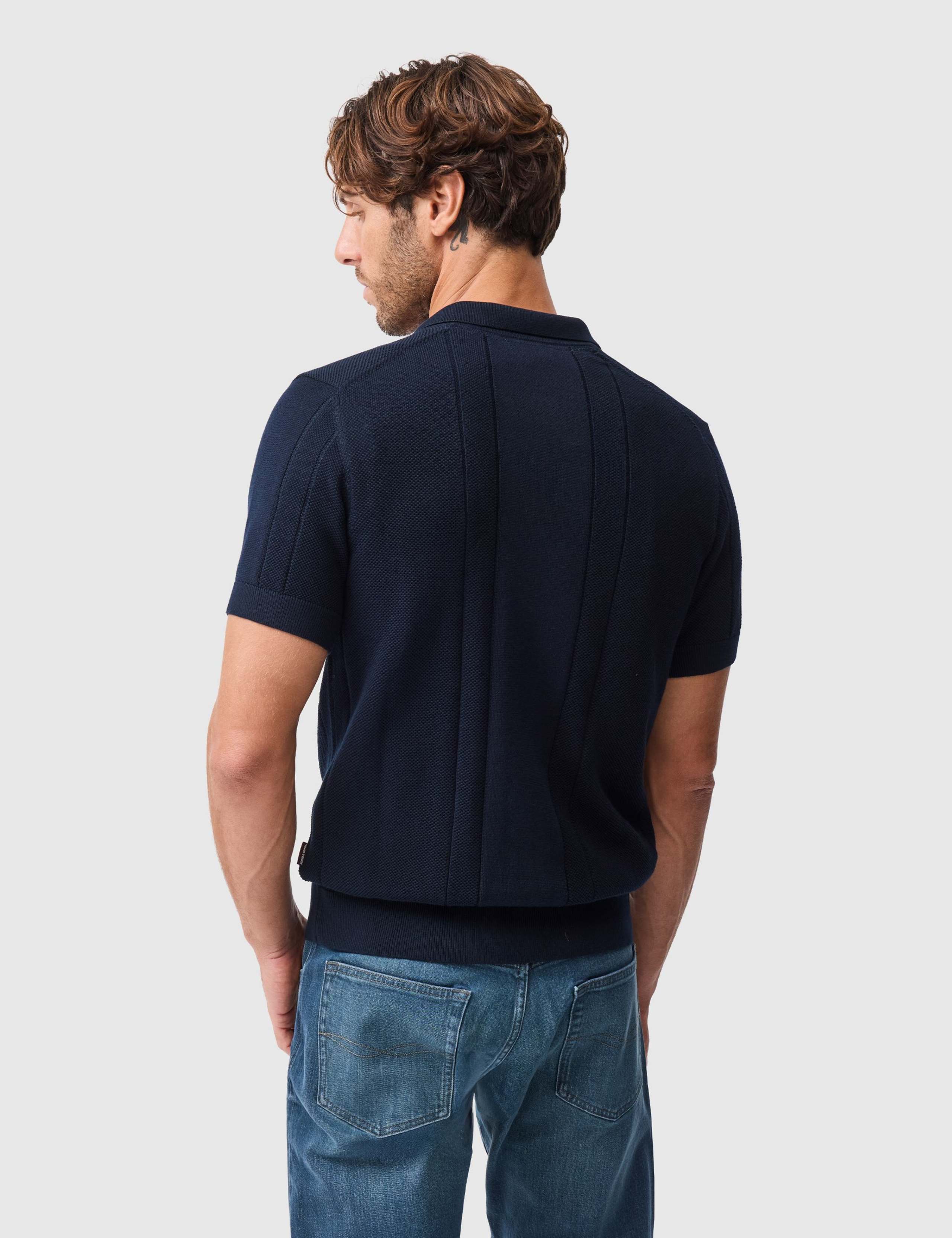 Pure Cotton Knitted Polo Shirt 3 of 6