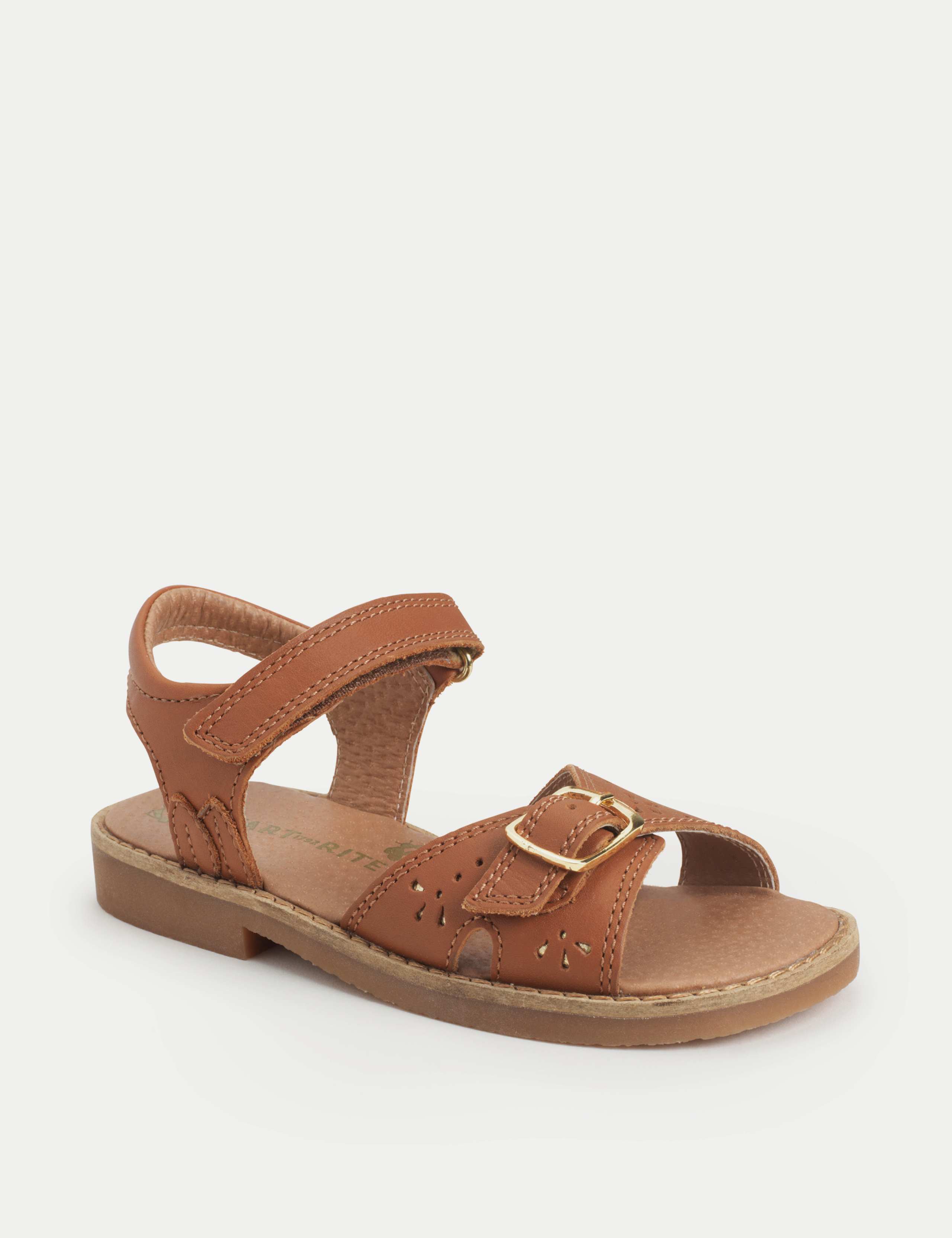 Kids' Schoolwear Leather Riptape Sandals (7 Small - 1½ Large) 3 of 6