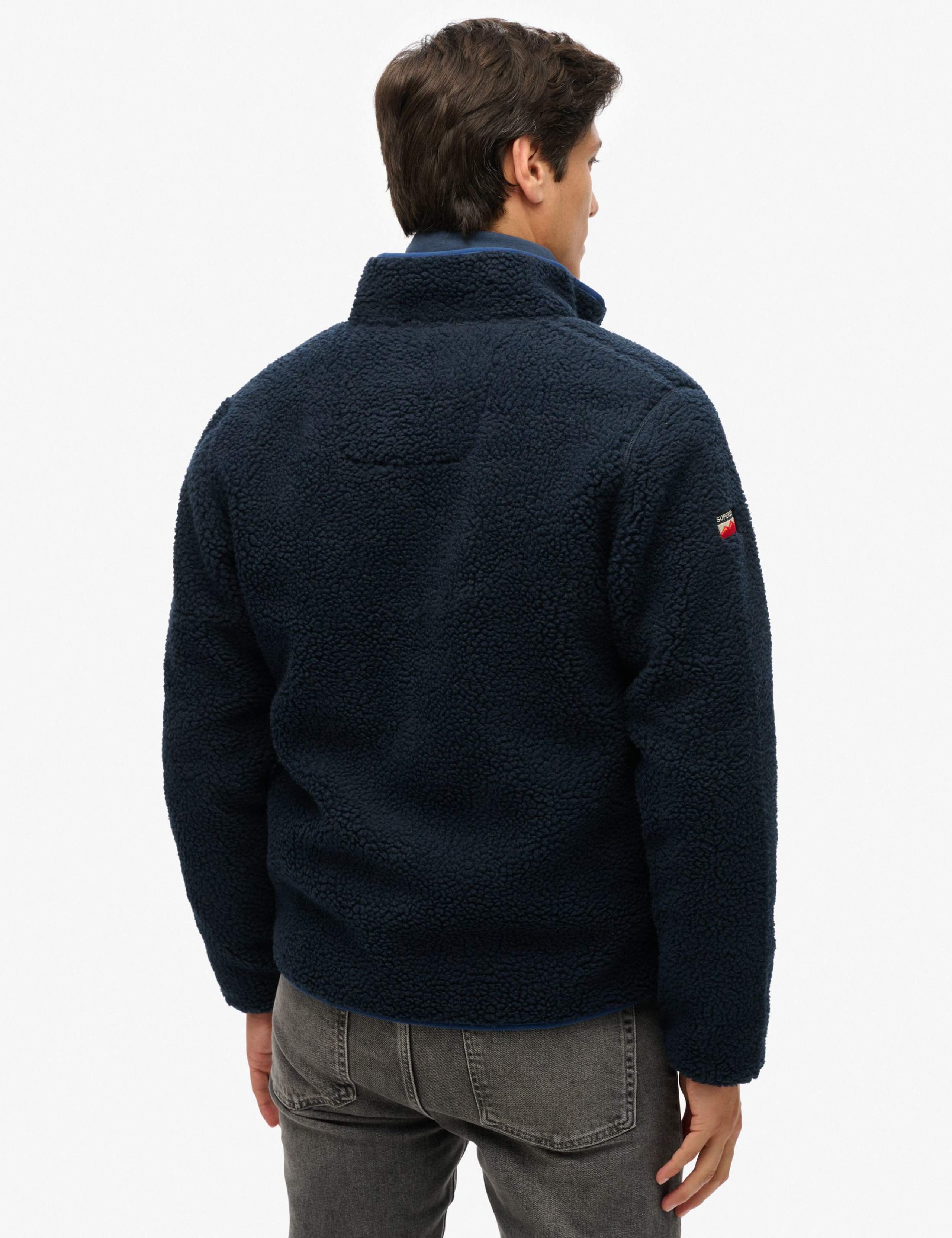 Fleece Zip Up Funnel Neck Jacket 3 of 5
