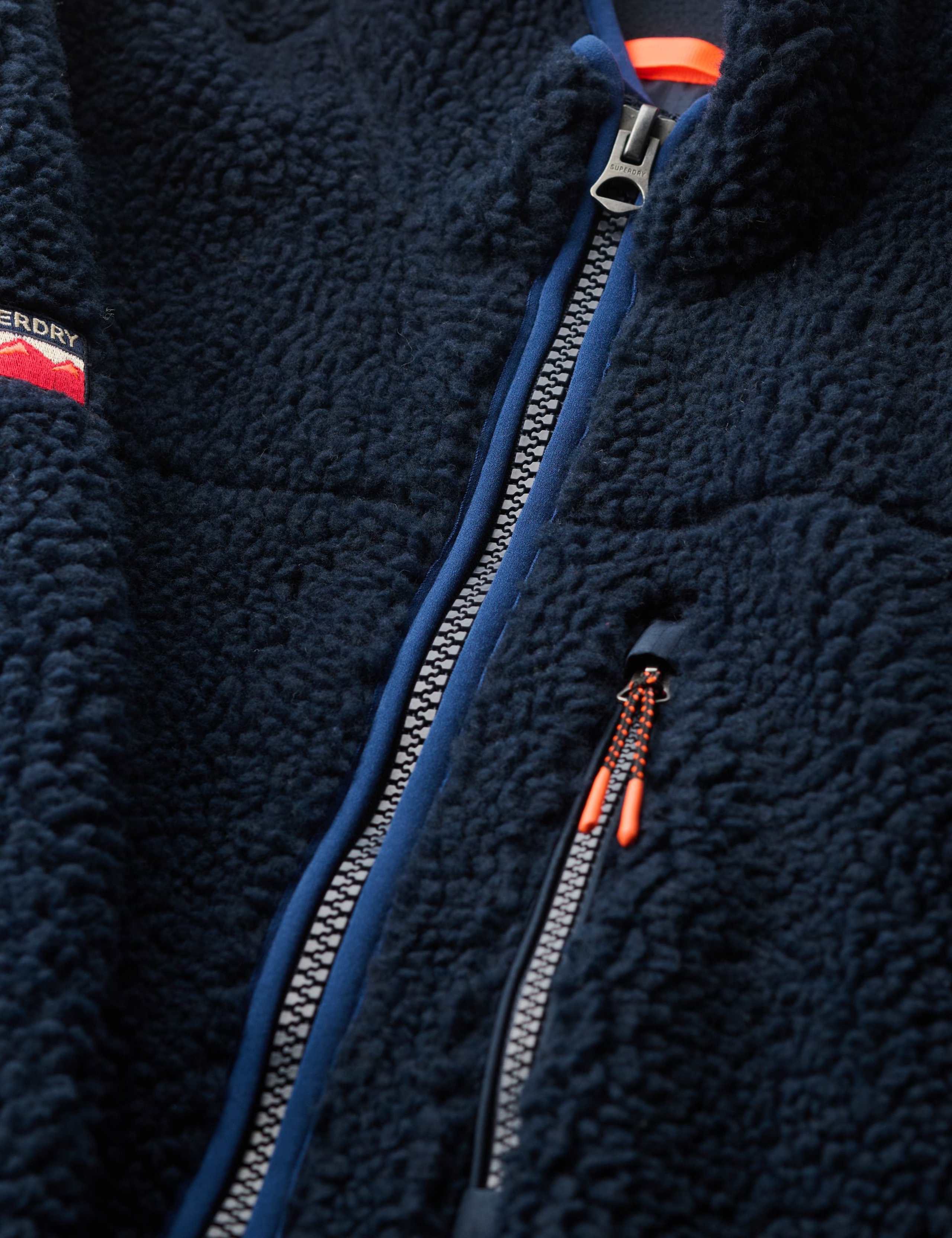 Fleece Zip Up Funnel Neck Jacket 5 of 5