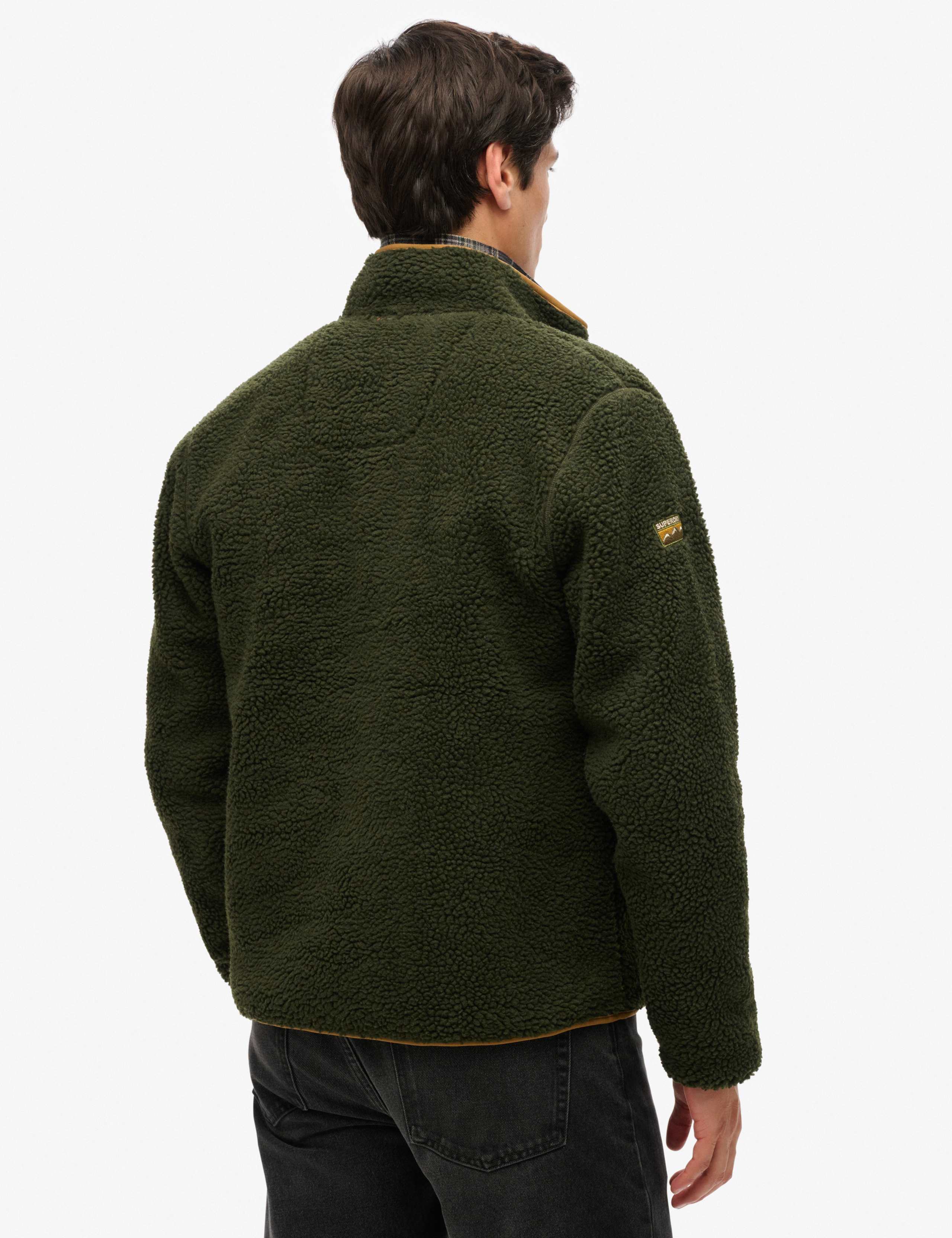 Fleece Zip Up Funnel Neck Jacket 6 of 6