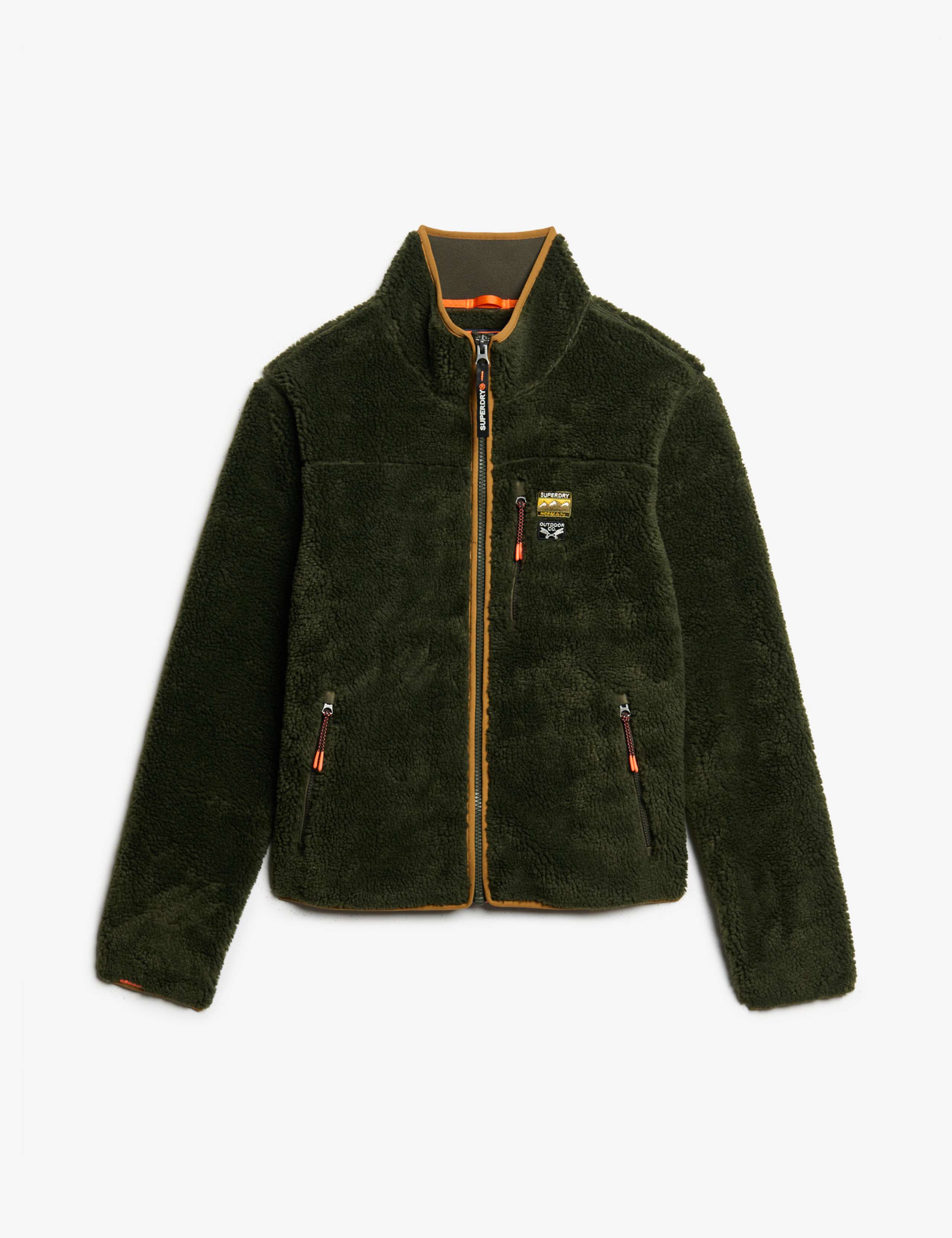 Fleece Zip Up Funnel Neck Jacket 2 of 6