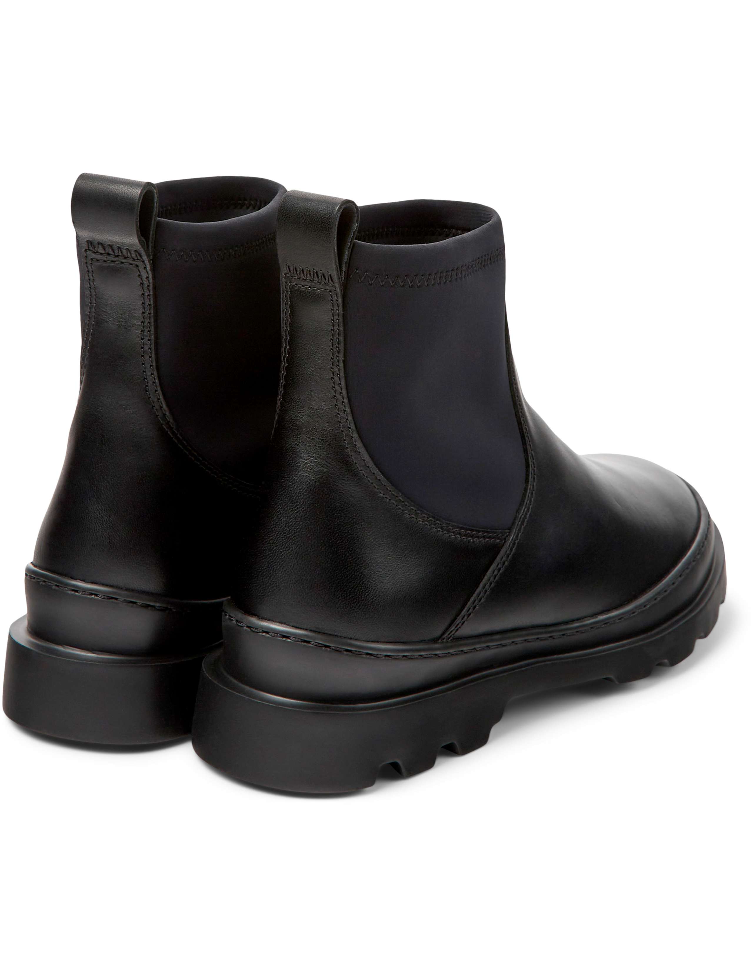 Leather Flat Ankle Boots 5 of 5