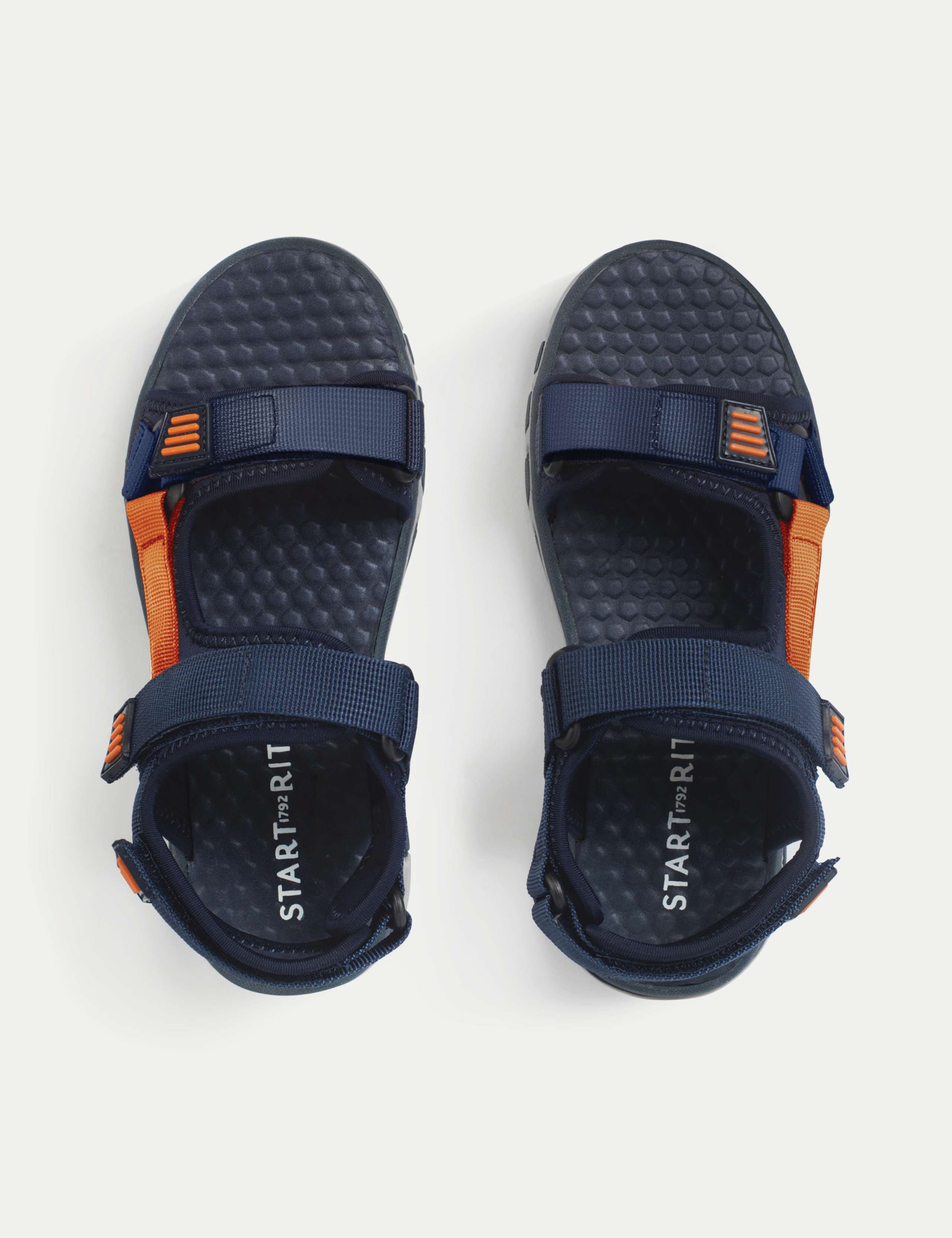 Kids'  Leather Riptape Sandals (8½ Small - 4 Large) 2 of 6