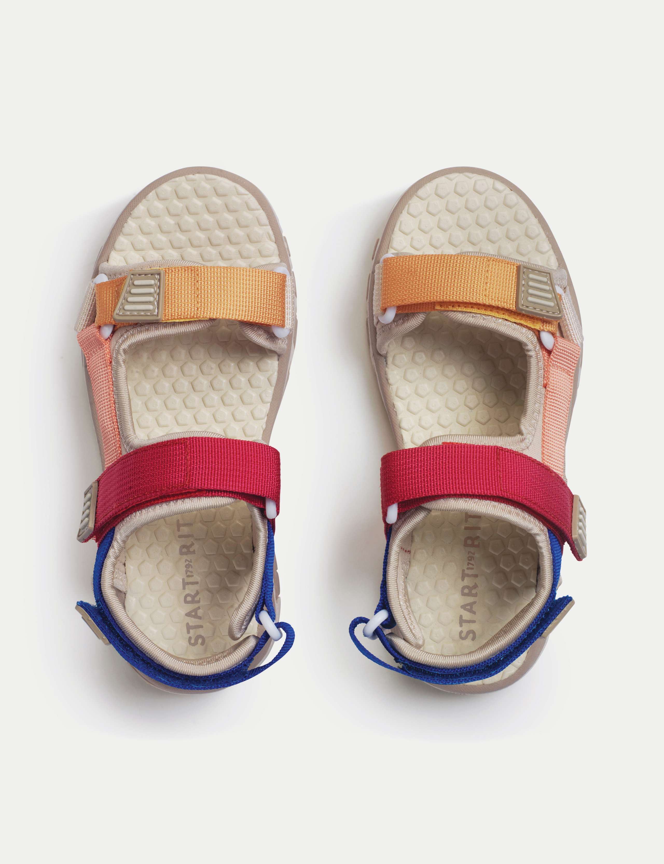 Kids'  Leather Riptape Sandals (8½ Small - 4 Large) 2 of 6