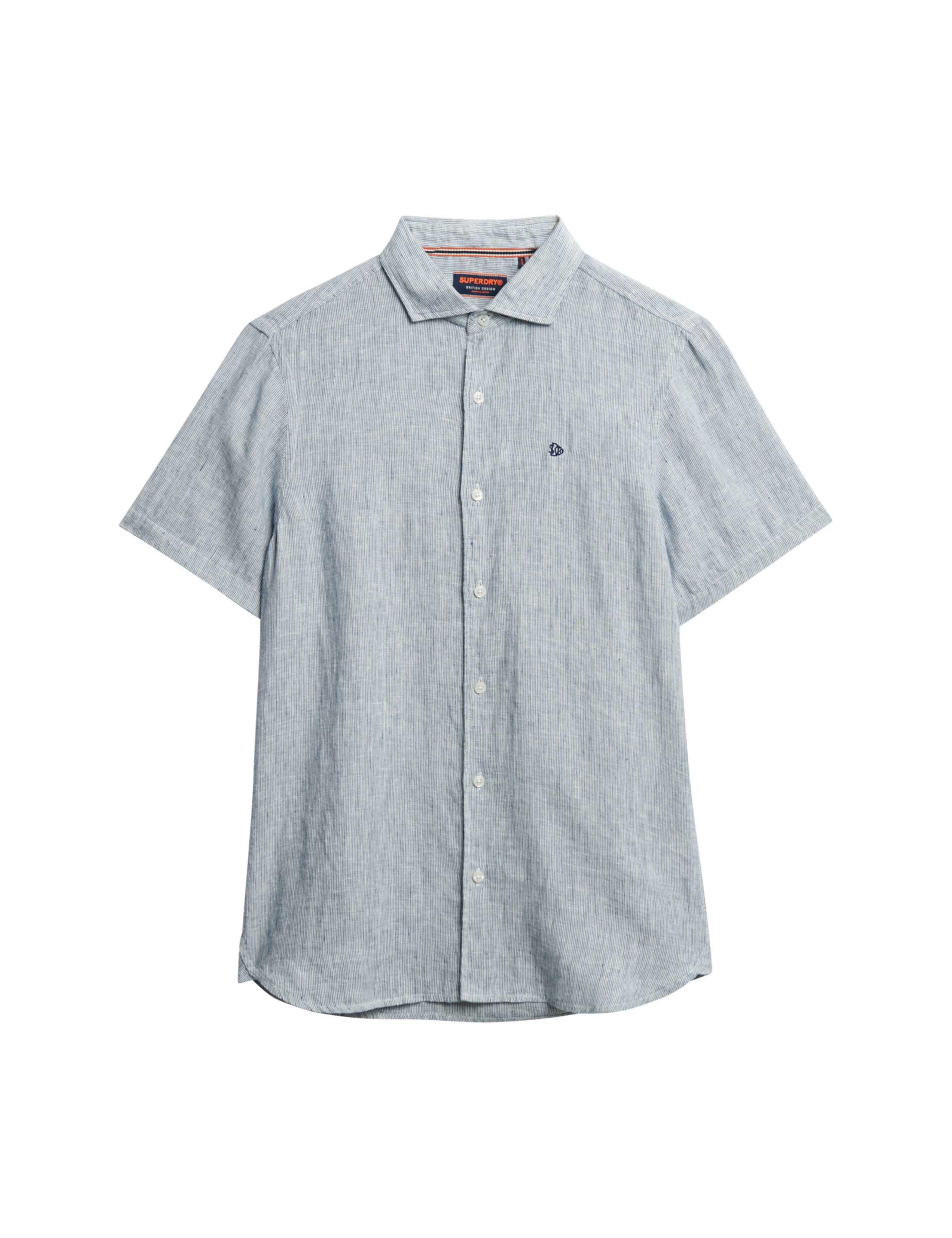 Relaxed Fit Pure Linen Embroidered Shirt 7 of 7