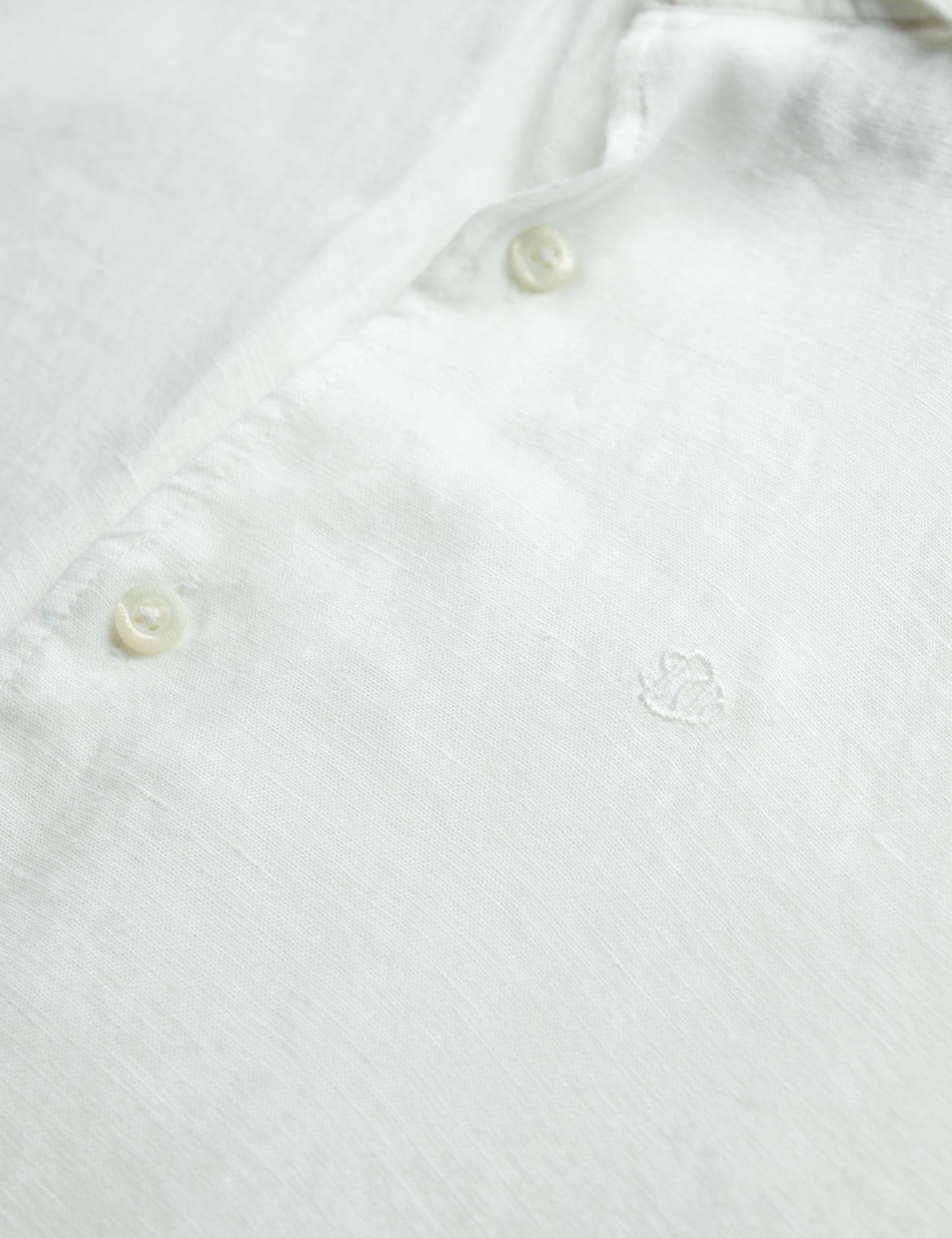 Relaxed Fit Pure Linen Embroidered Shirt 3 of 7