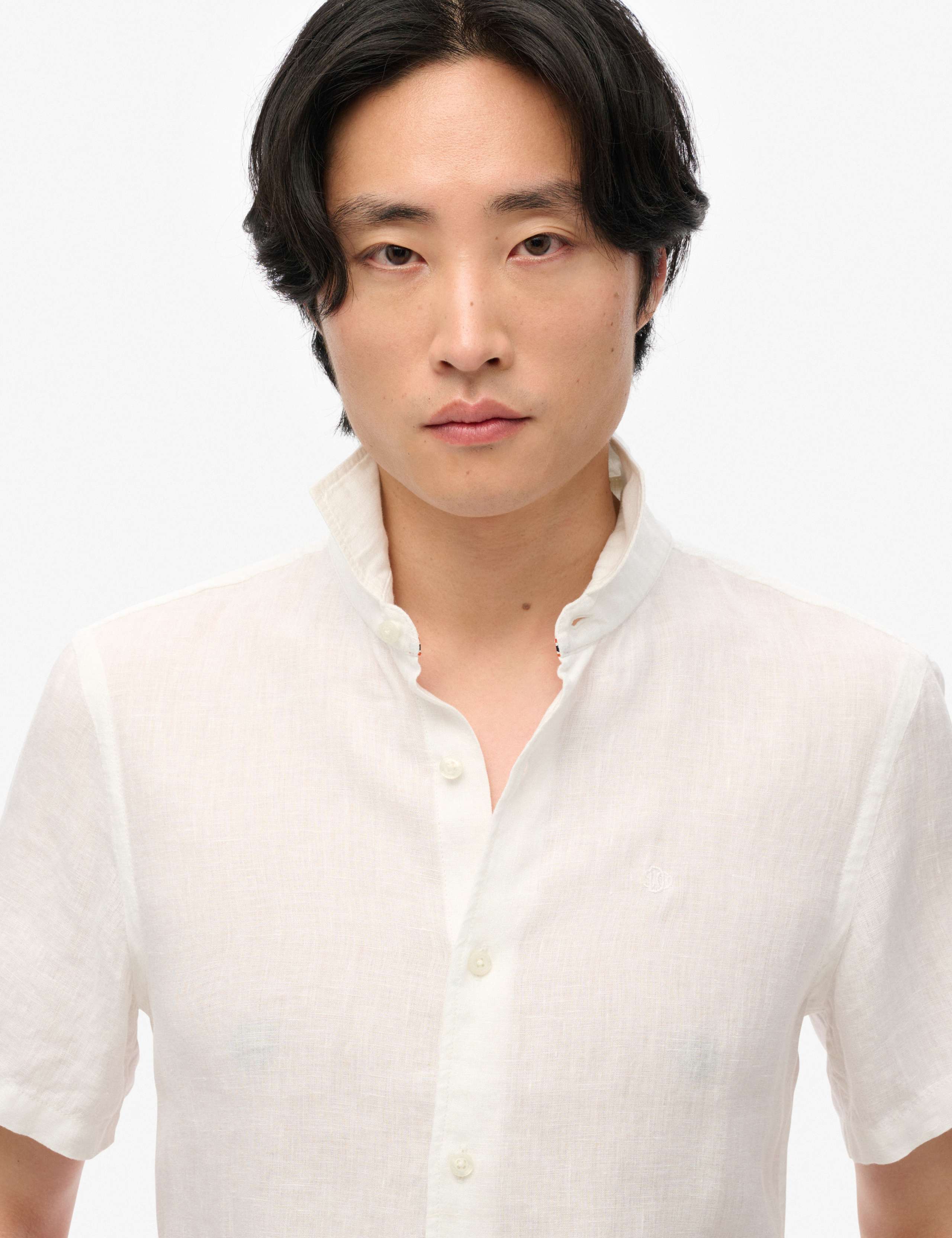 Relaxed Fit Pure Linen Embroidered Shirt 4 of 7