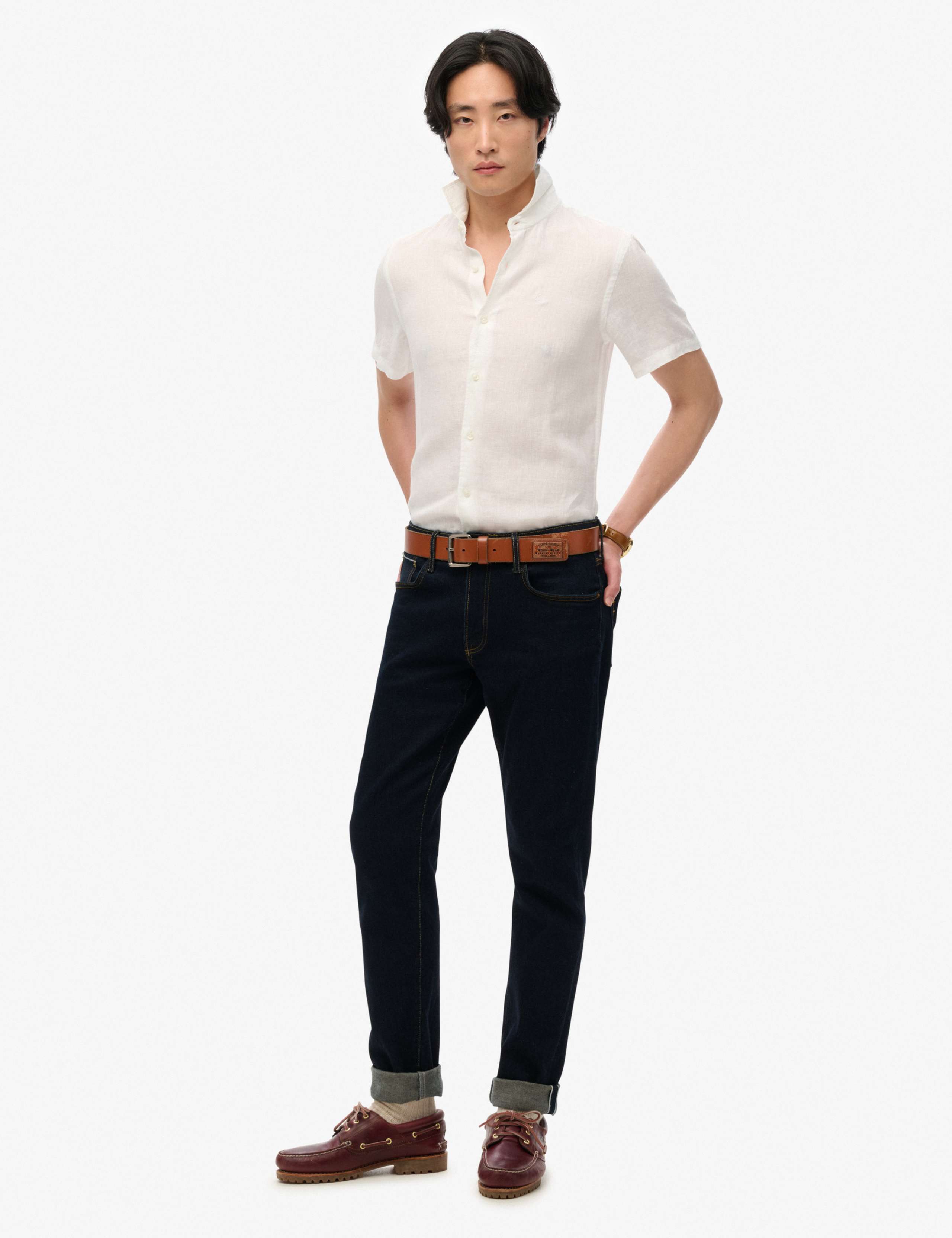 Relaxed Fit Pure Linen Embroidered Shirt 7 of 7