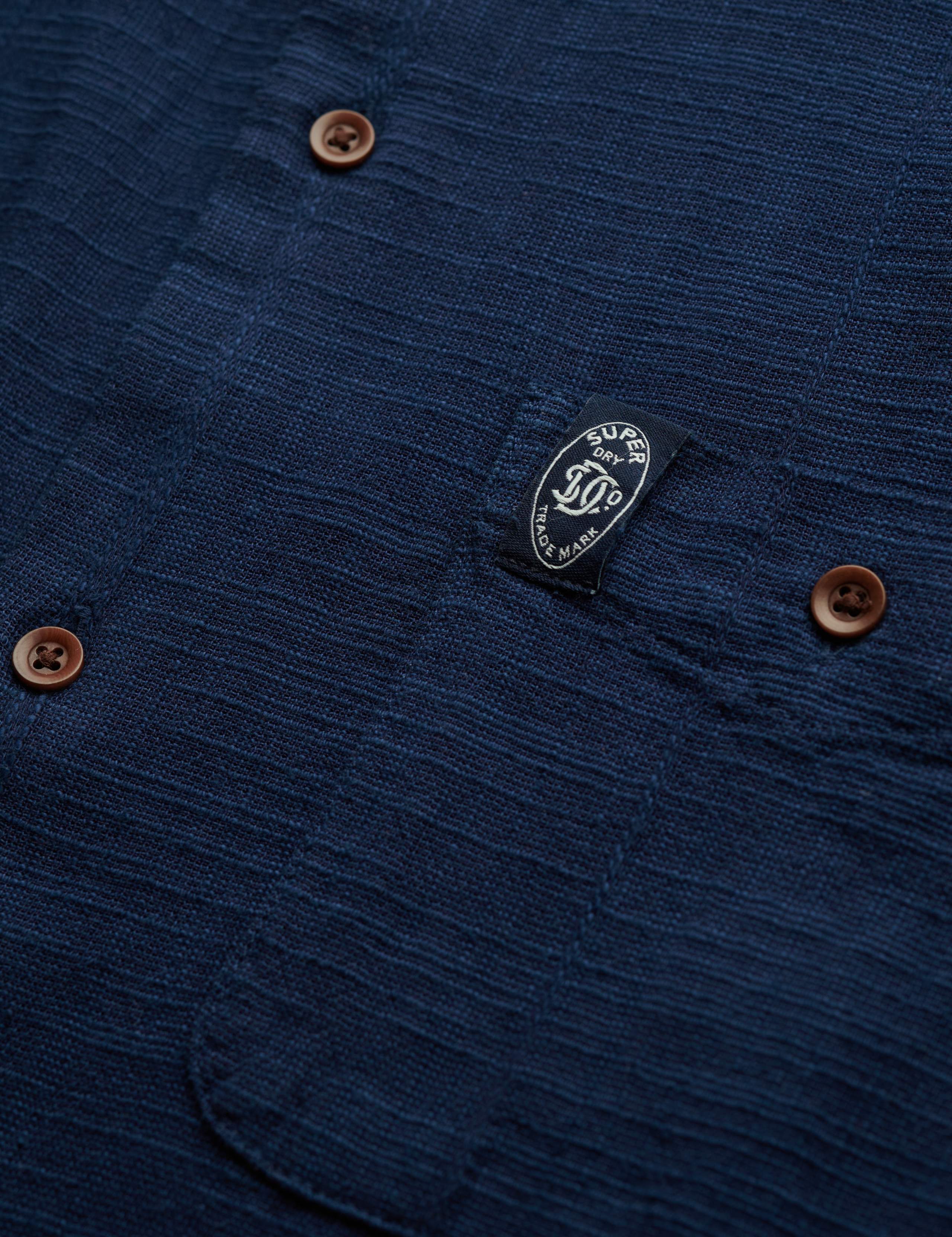 Relaxed Fit Cotton Rich Textured Shirt 3 of 6