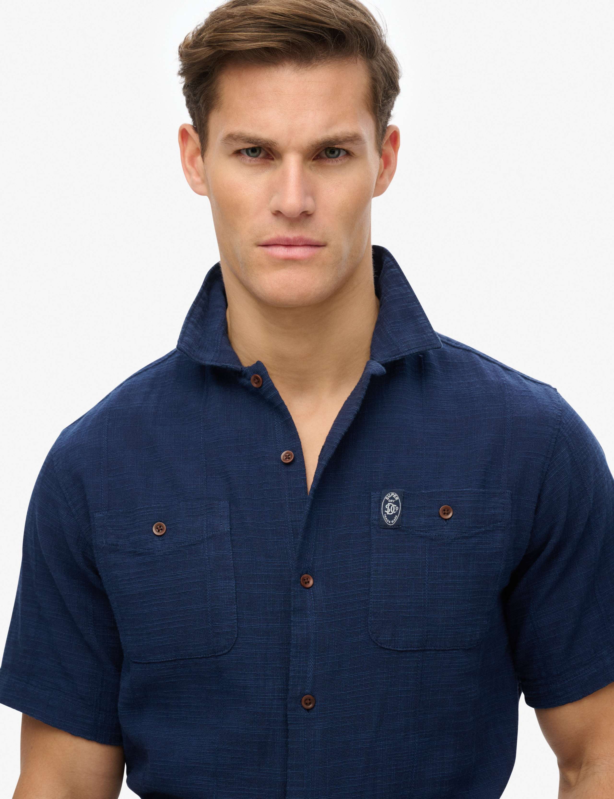 Relaxed Fit Cotton Rich Textured Shirt 4 of 6