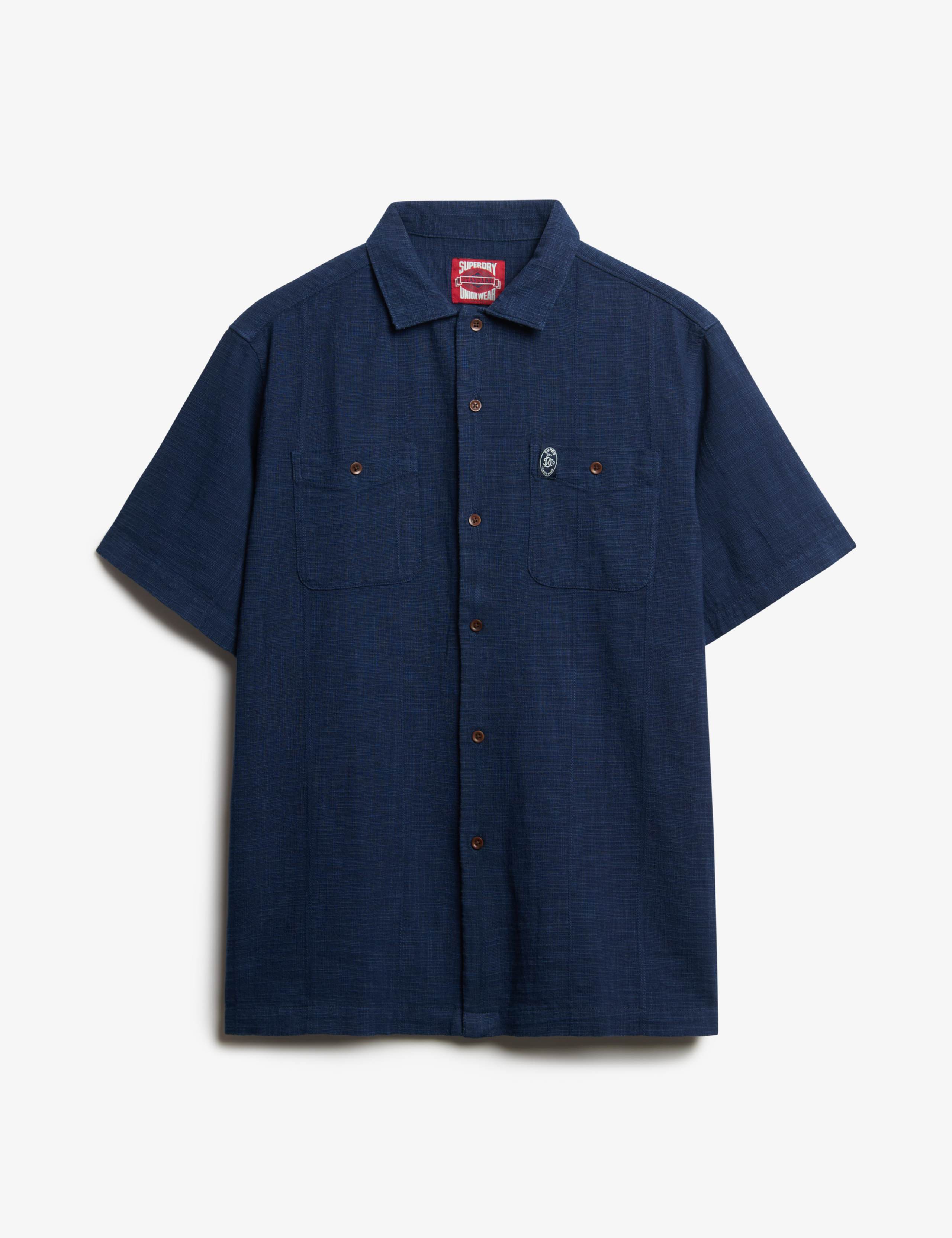 Relaxed Fit Cotton Rich Textured Shirt 6 of 6