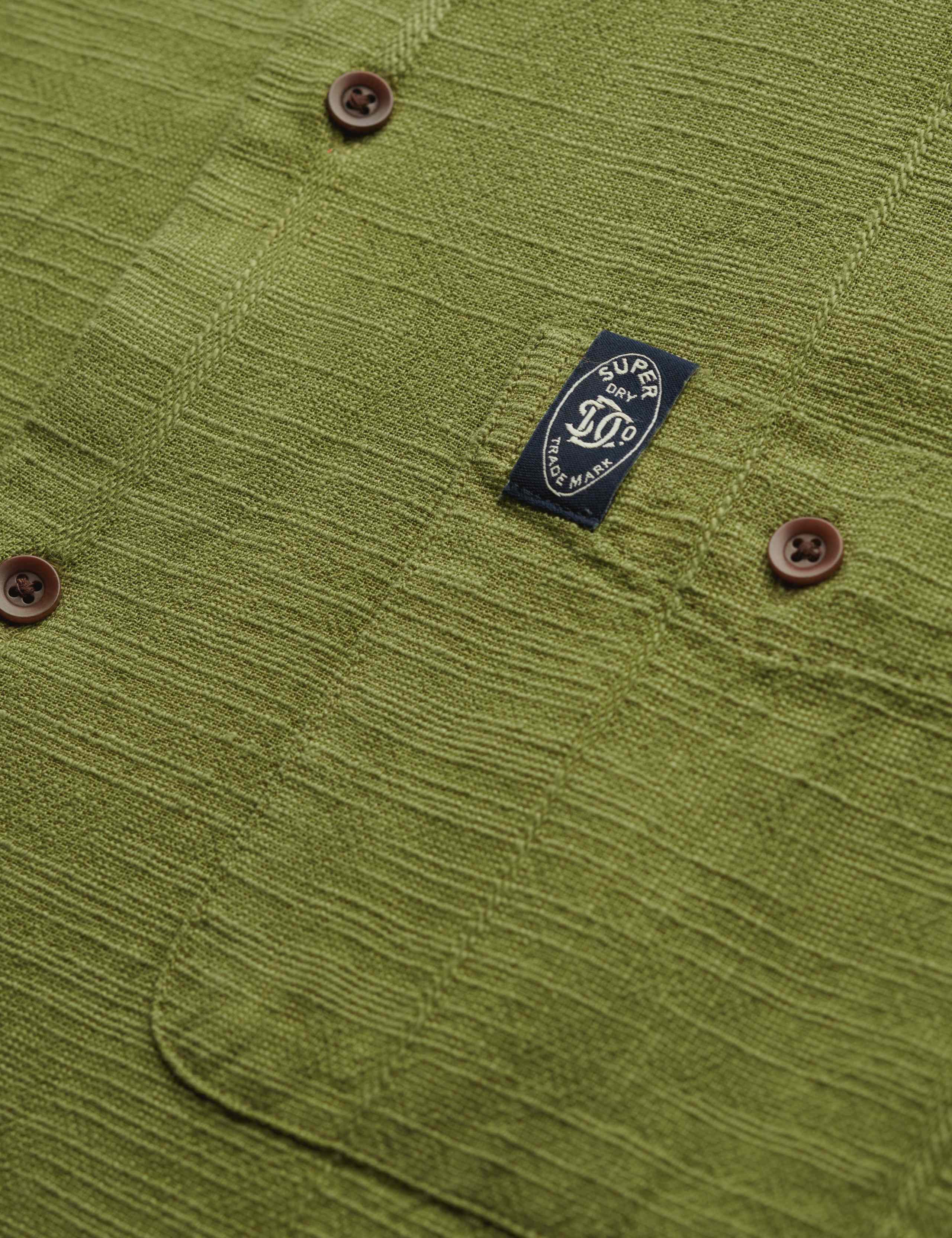 Relaxed Fit Cotton Rich Textured Shirt 6 of 6