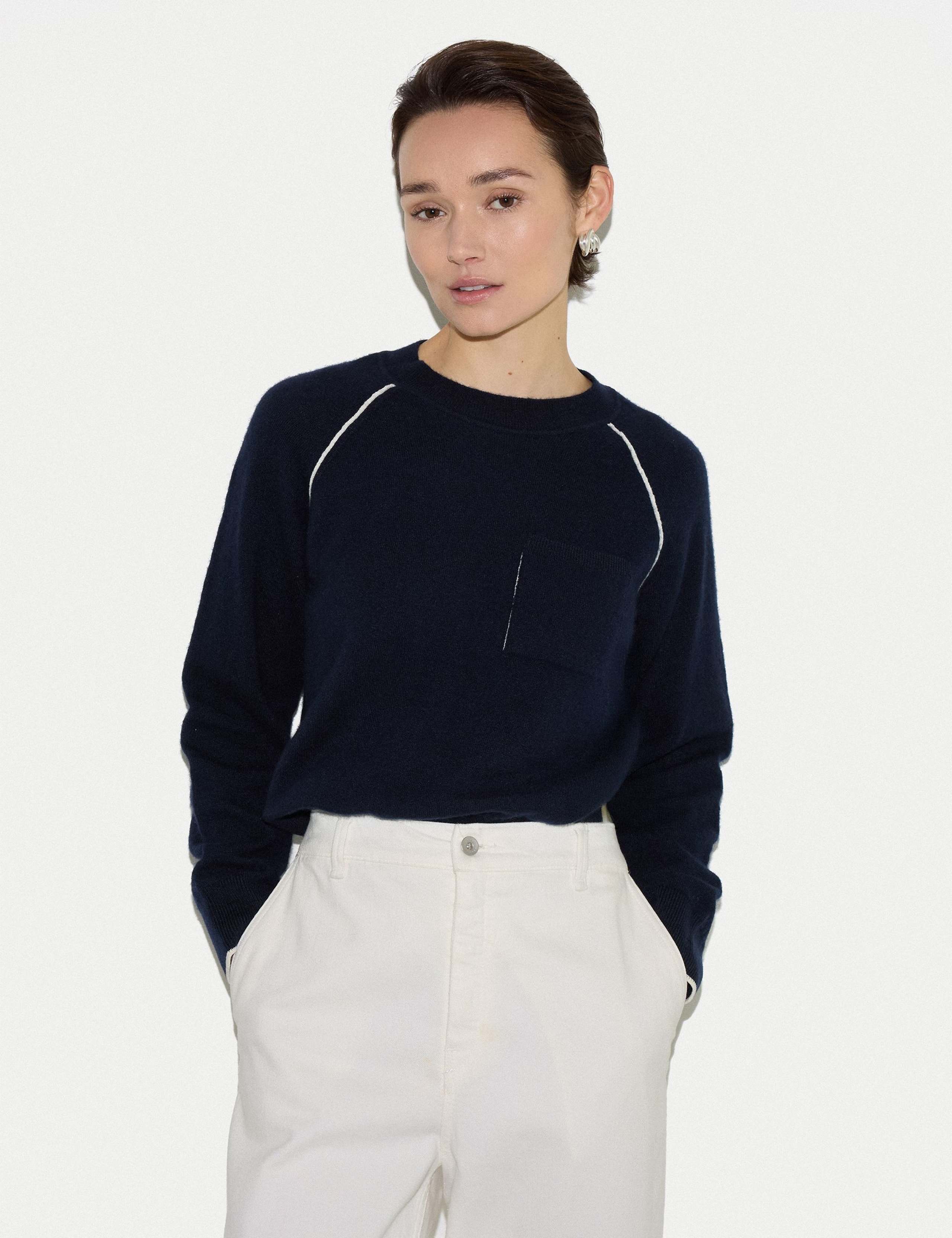 Wool Rich Crew Neck Jumper 1 of 6
