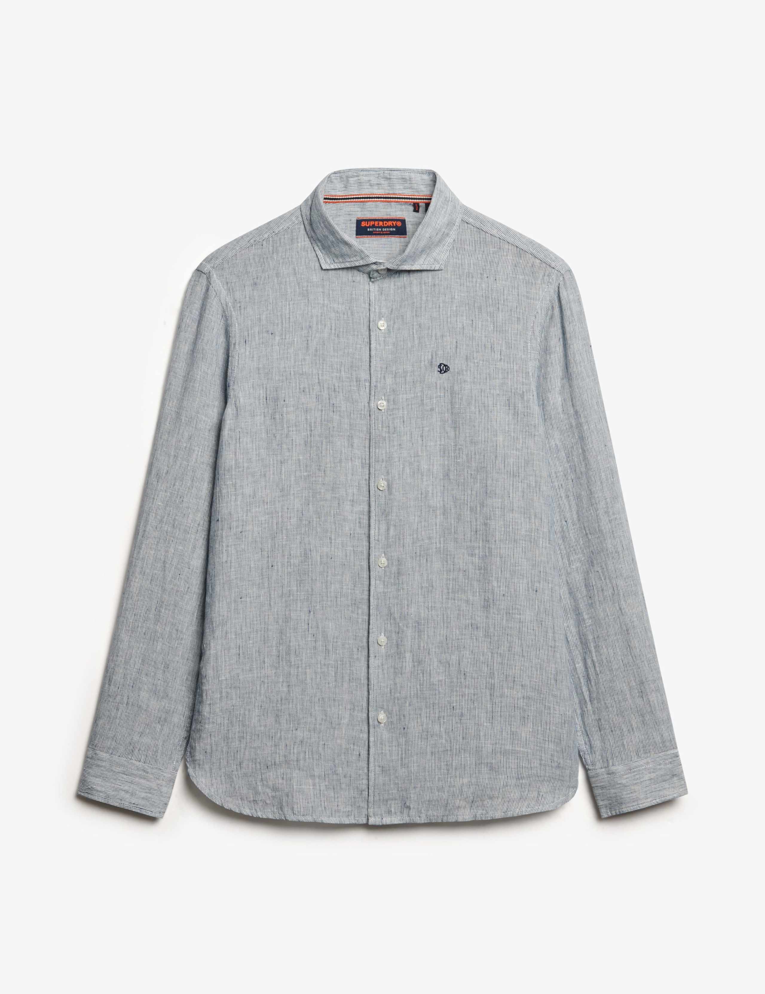 Relaxed Fit Pure Linen Striped Shirt 2 of 7