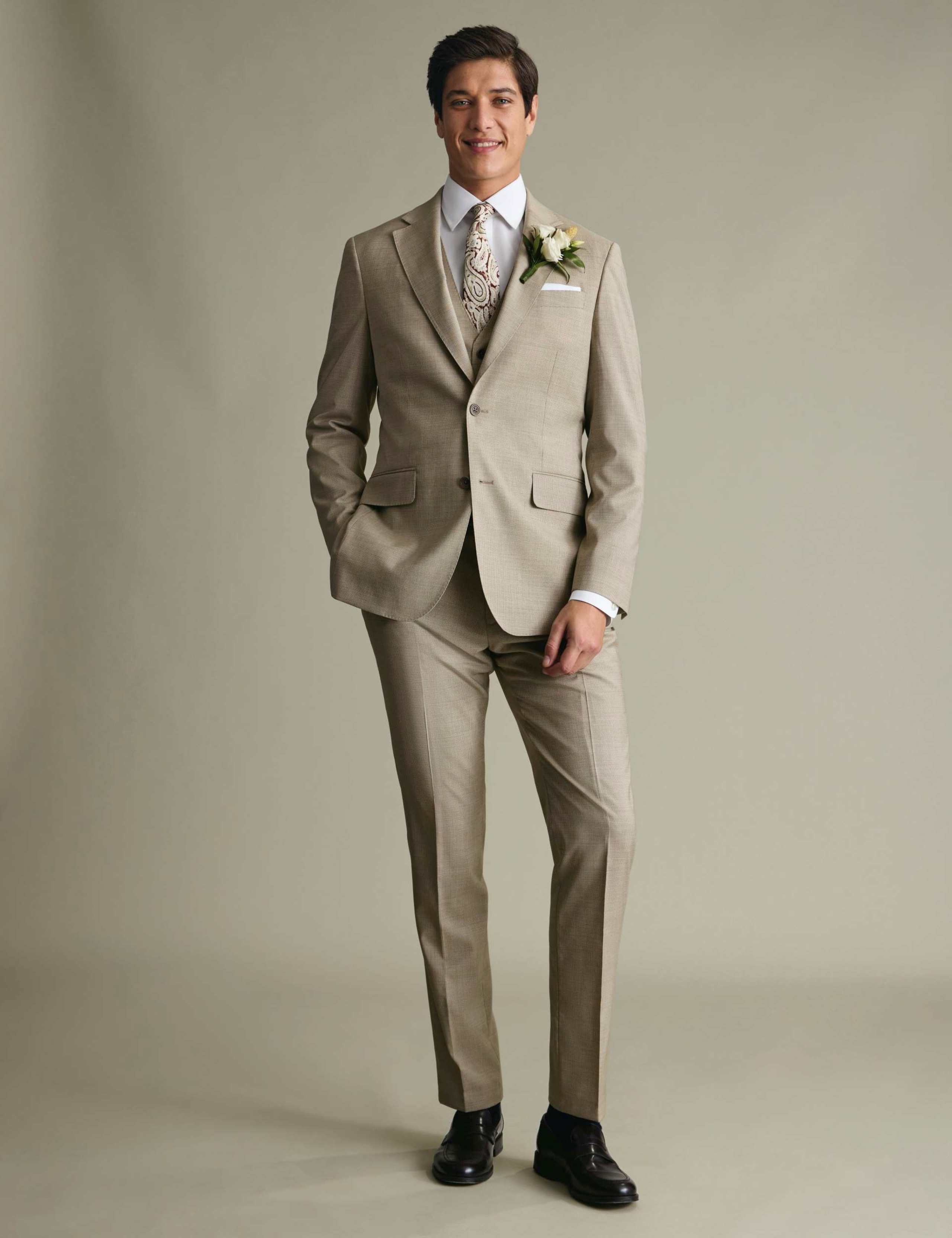 Slim Fit Italian Wool Rich Suit Jacket 4 of 6