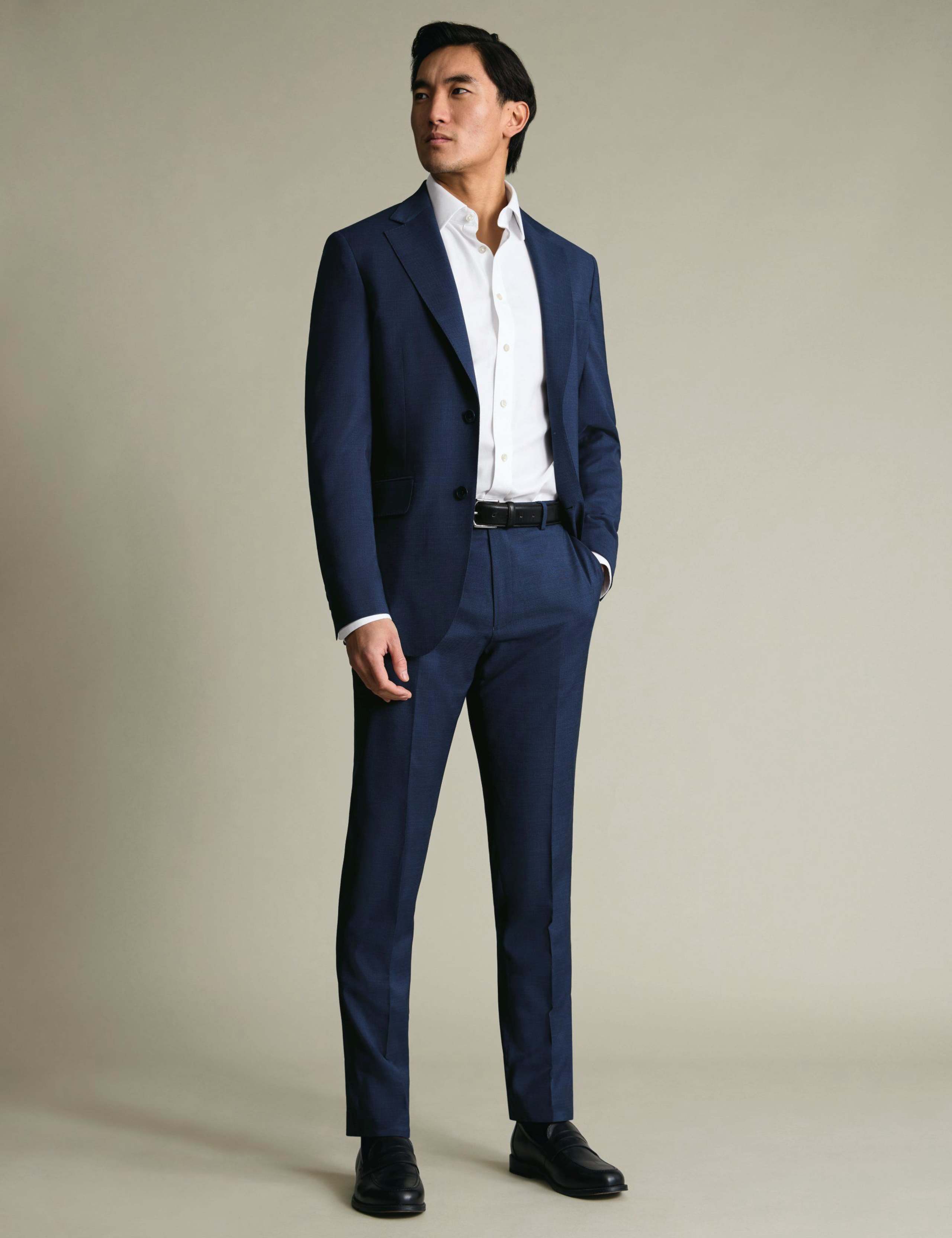 Wool Rich Italian Suit Trousers 2 of 4