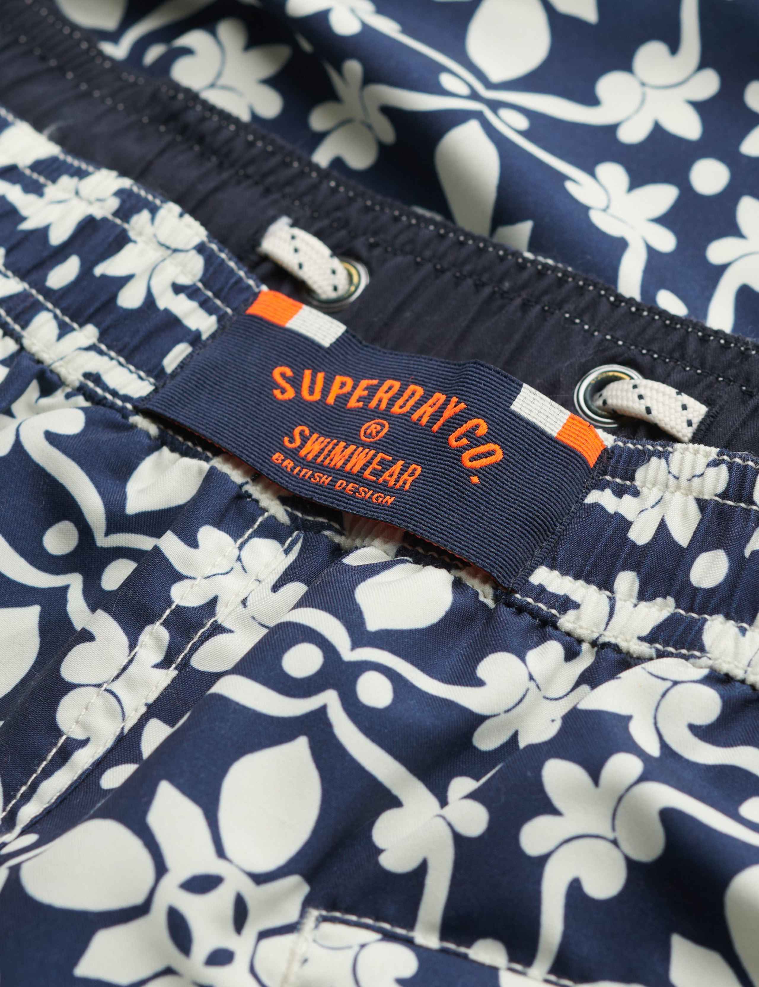 Pocketed Tile Print Swim Shorts 8 of 9