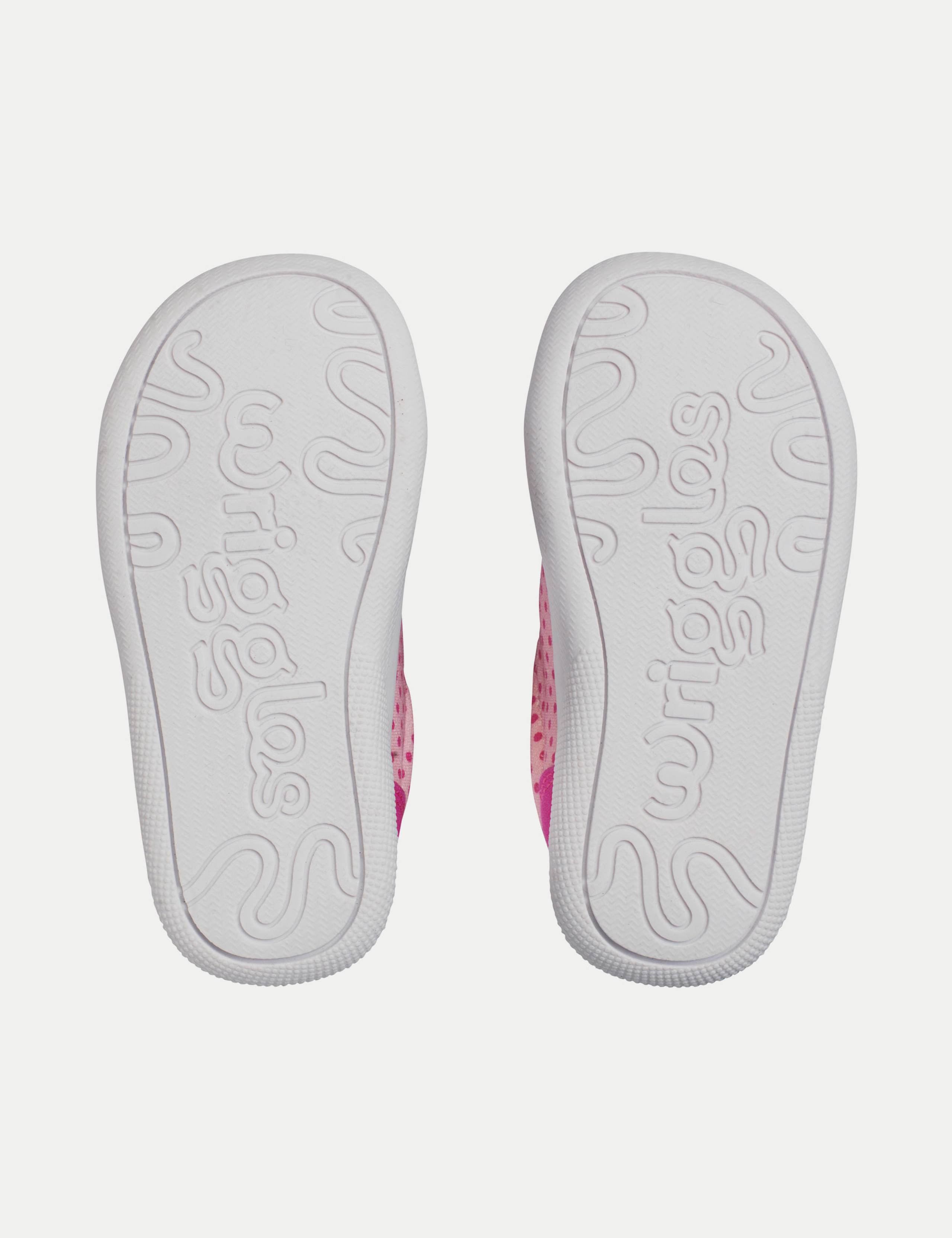 Kids' Canvas Polka Dot Riptape Trainers (3 Small - 7 Small) 6 of 6