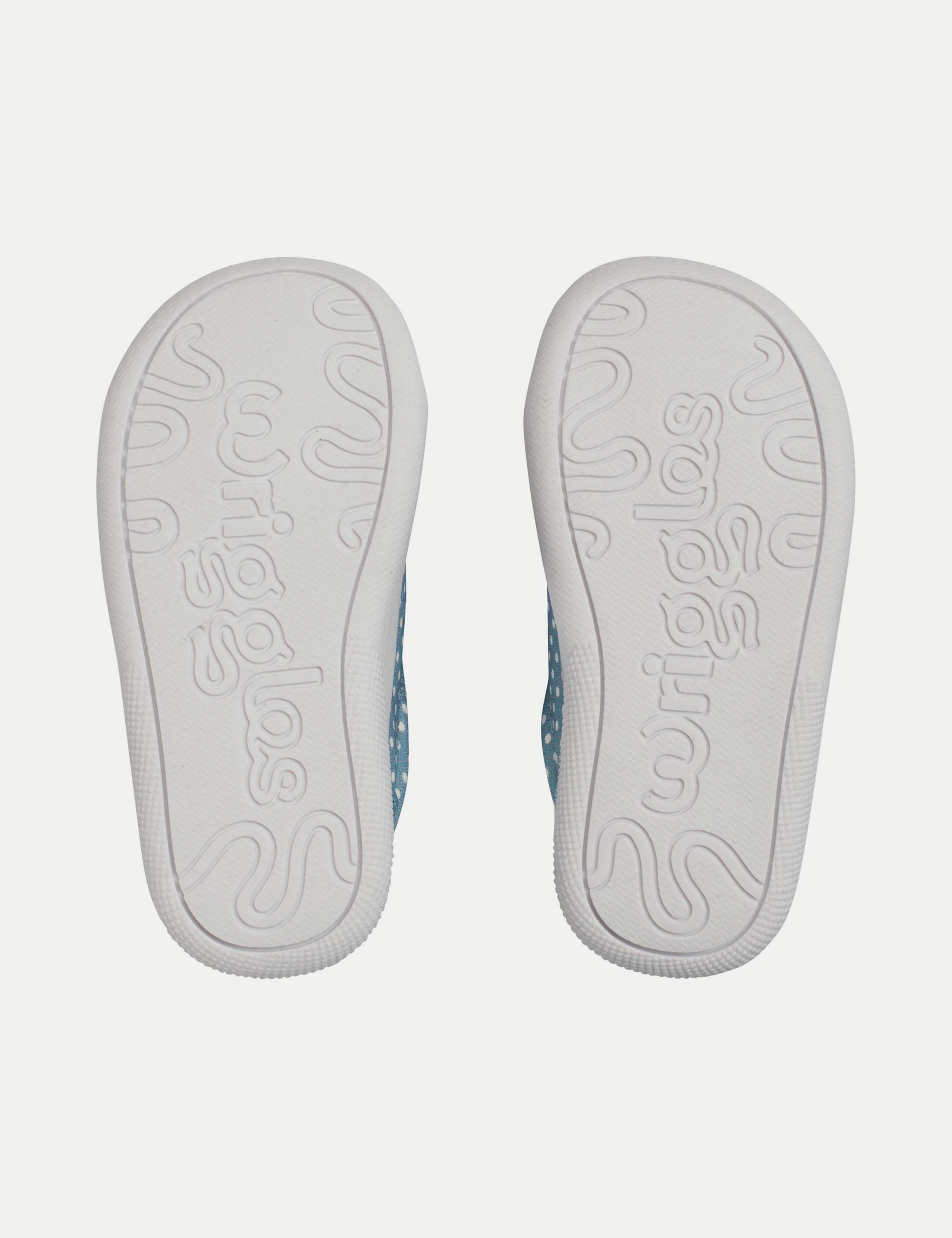 Kids' Canvas Polka Dot Riptape Trainers (3 Small - 7 Small) 5 of 6