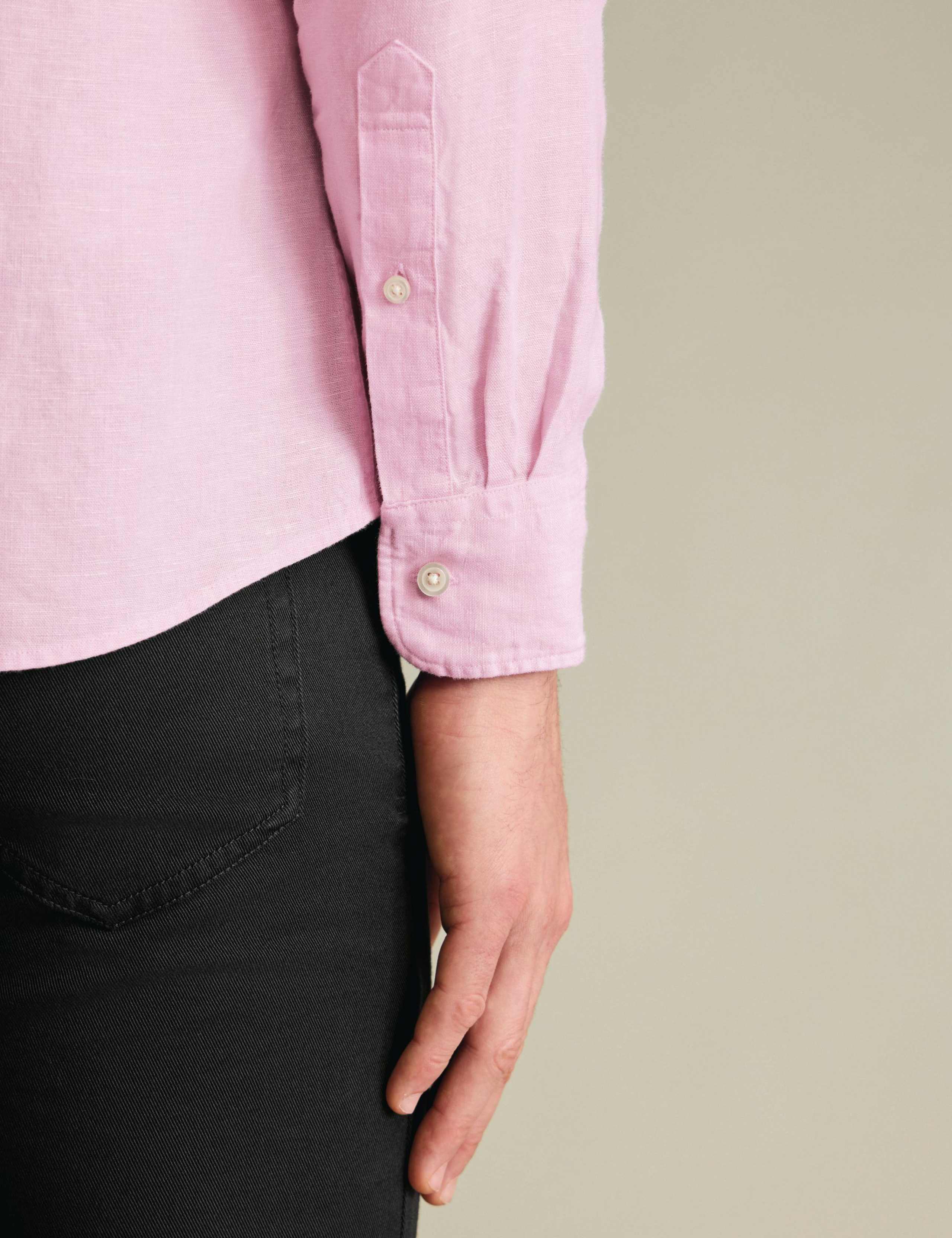 Slim Fit Pure Linen Shirt 4 of 6