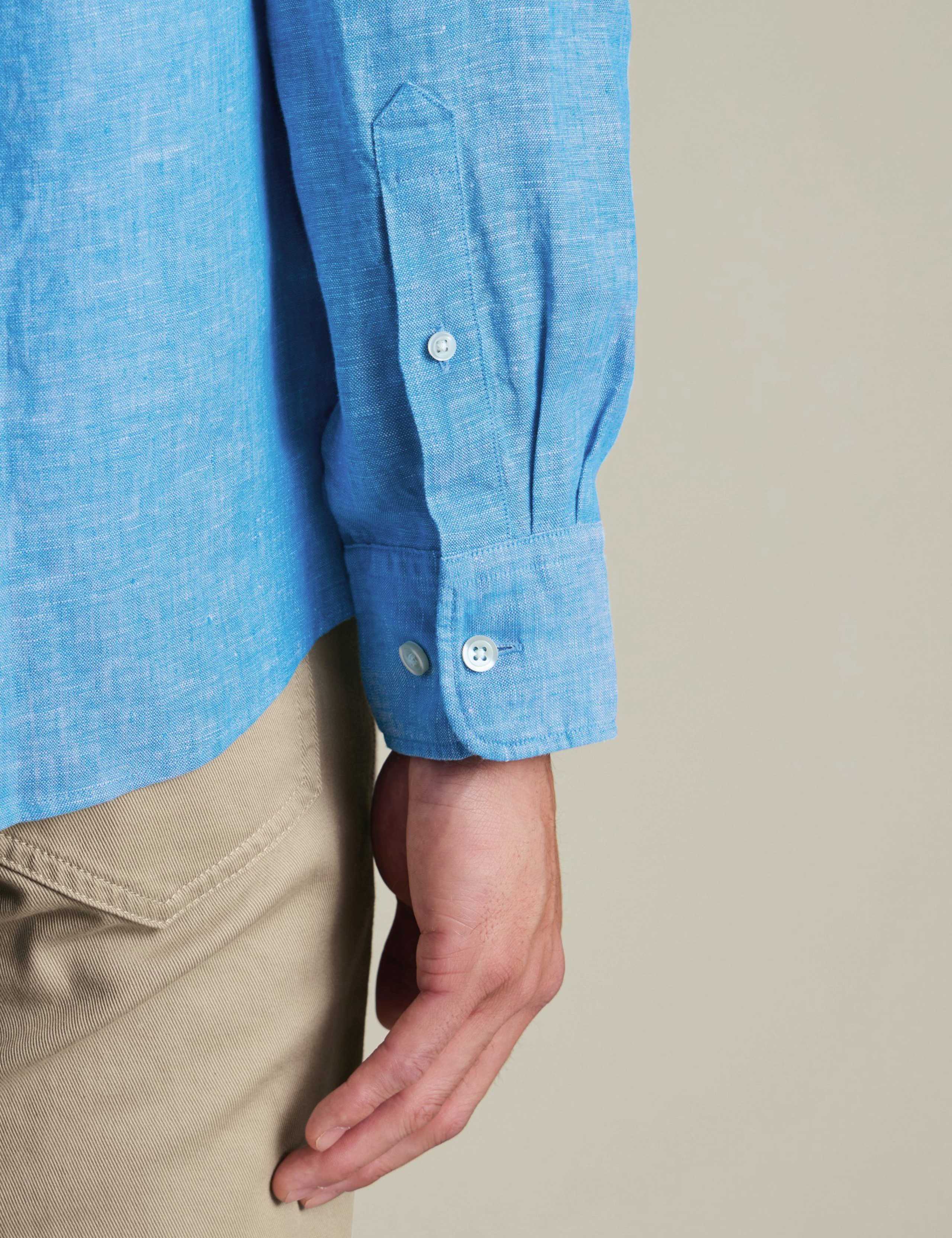 Slim Fit Pure Linen Shirt 4 of 6