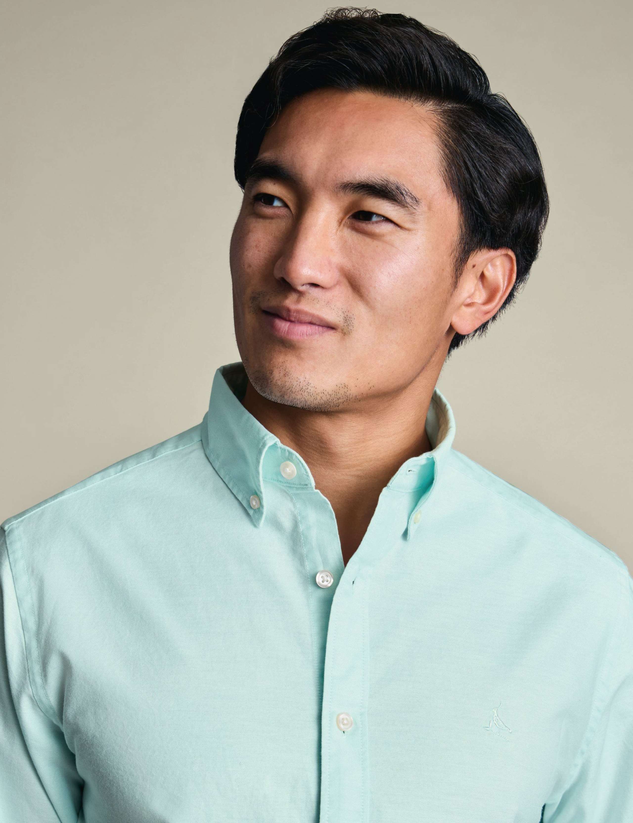 Slim Fit Pure Cotton Oxford Shirt 2 of 5