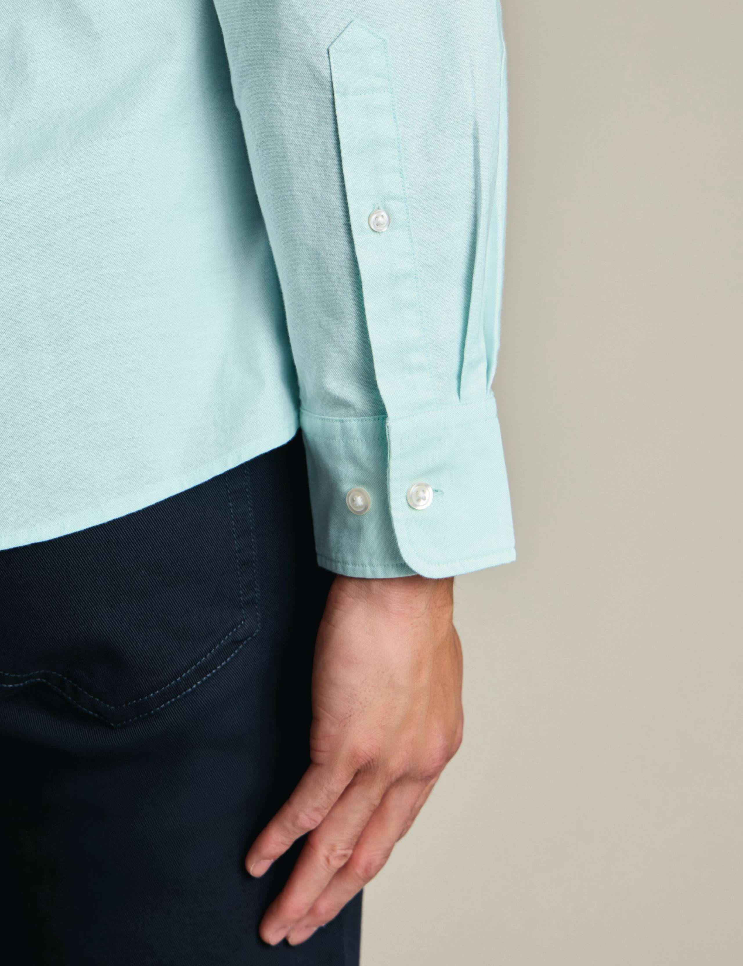 Slim Fit Pure Cotton Oxford Shirt 5 of 5