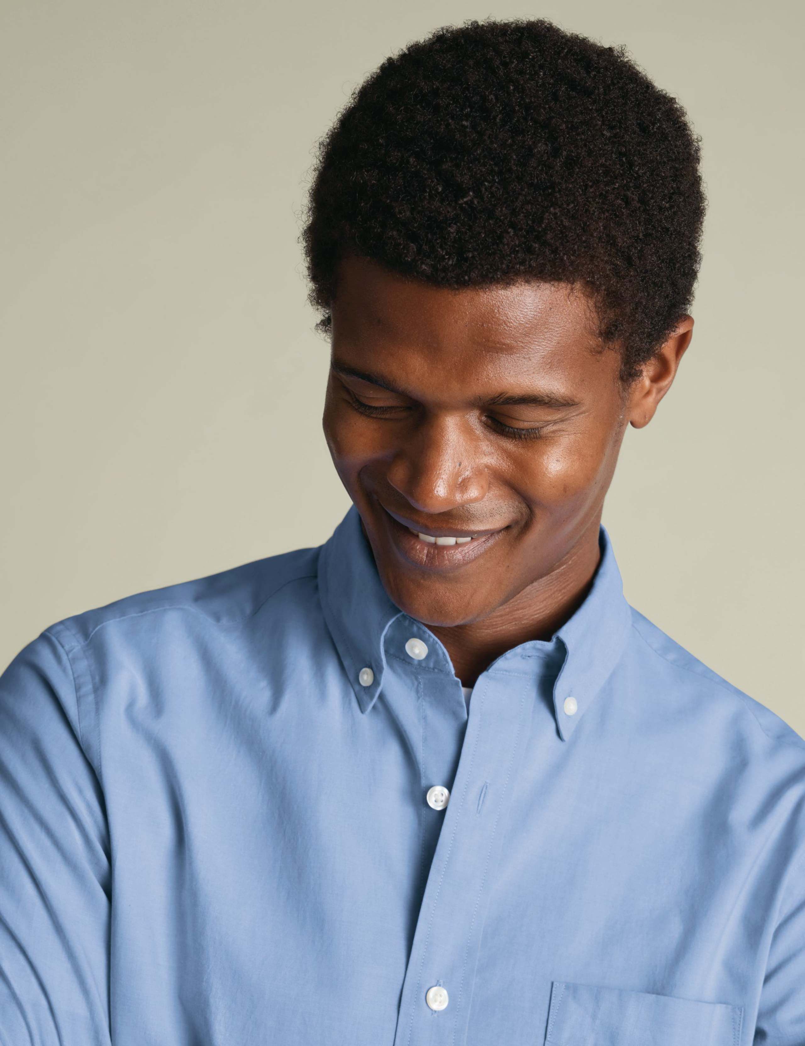 Slim Fit Easy Iron Pure Cotton Shirt 2 of 4