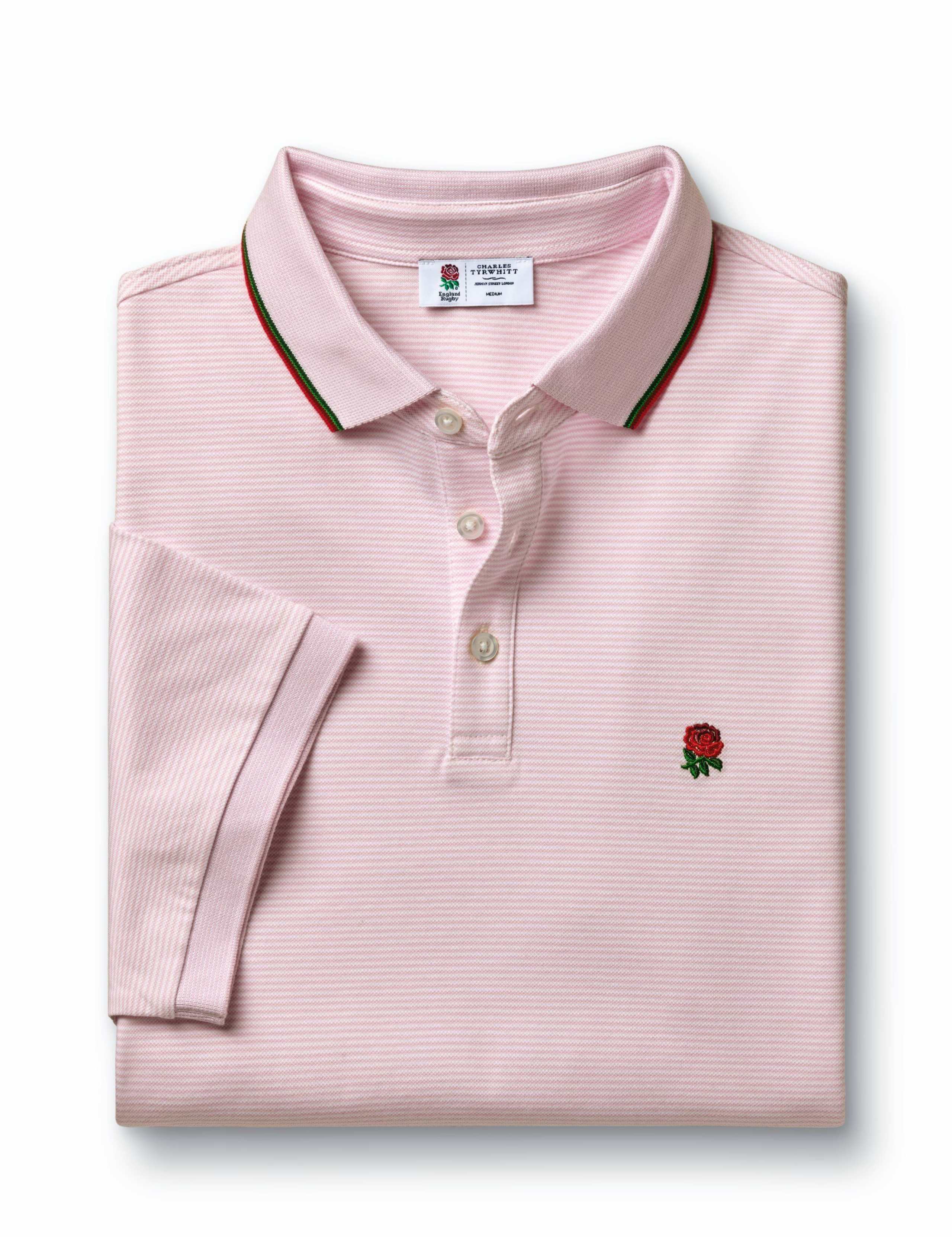 Cotton Rich Striped Pique Polo Shirt 5 of 5