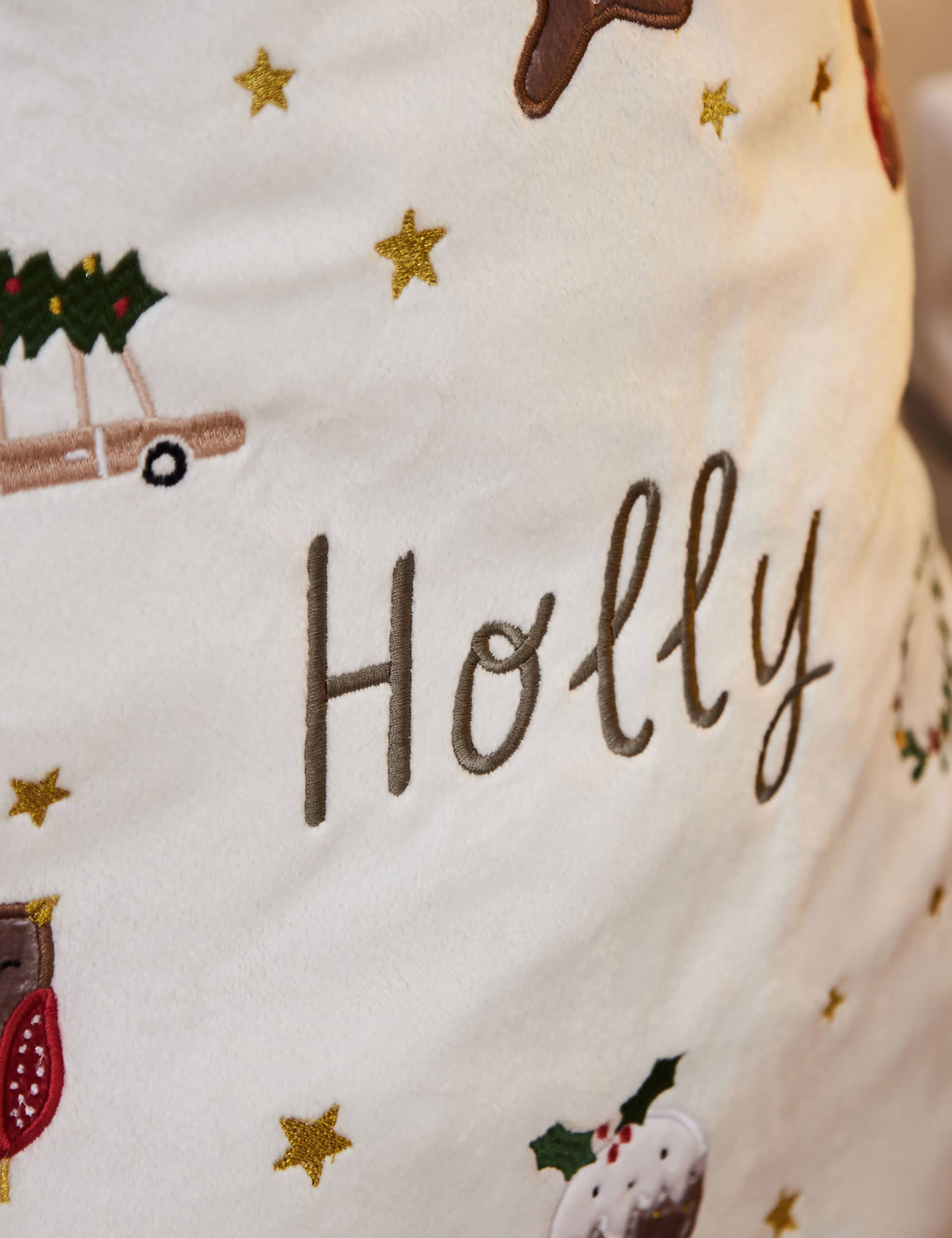 Personalised Neutral Festive Christmas Sack 2 of 3