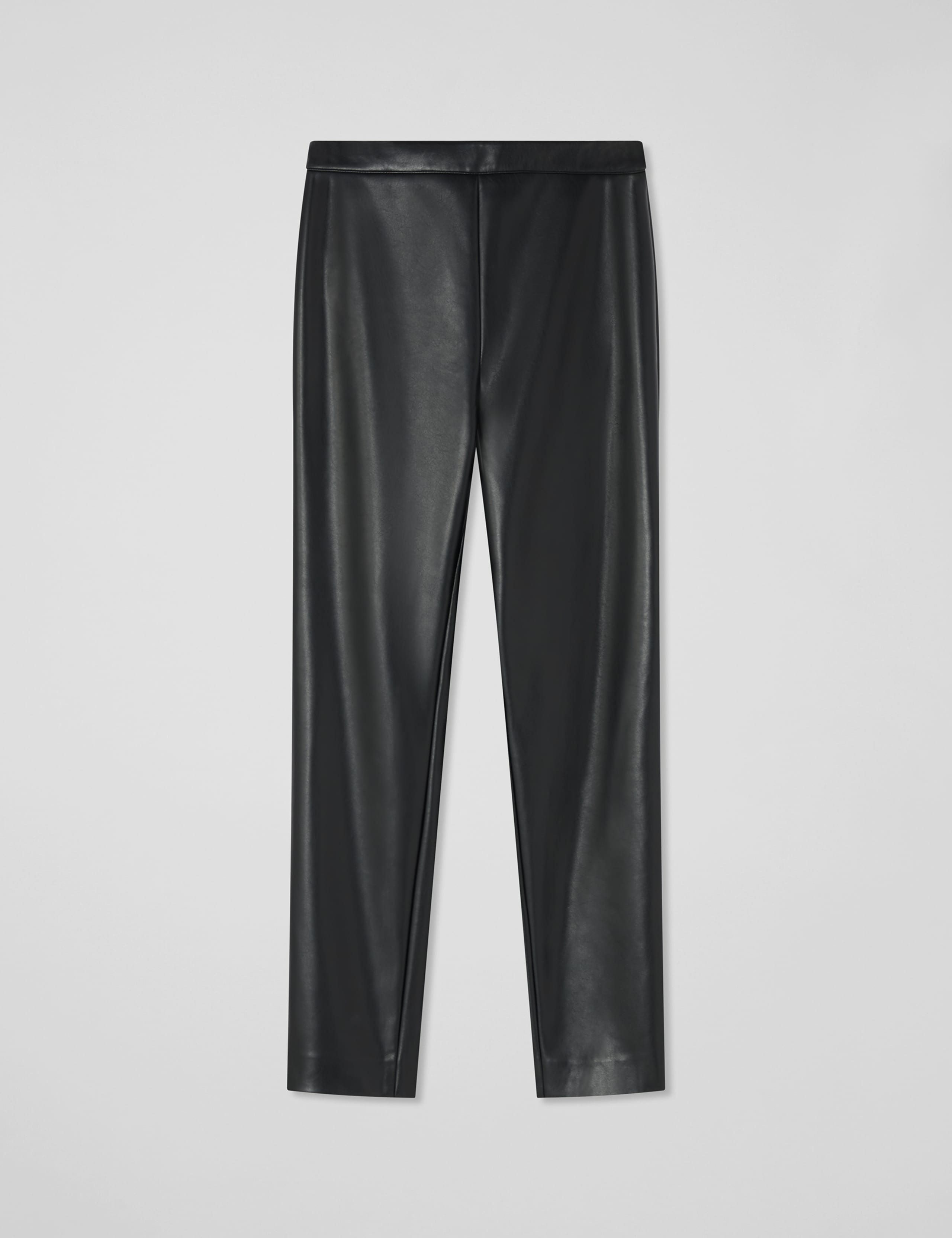 Leather Look Side Zip Skinny Trousers 2 of 4