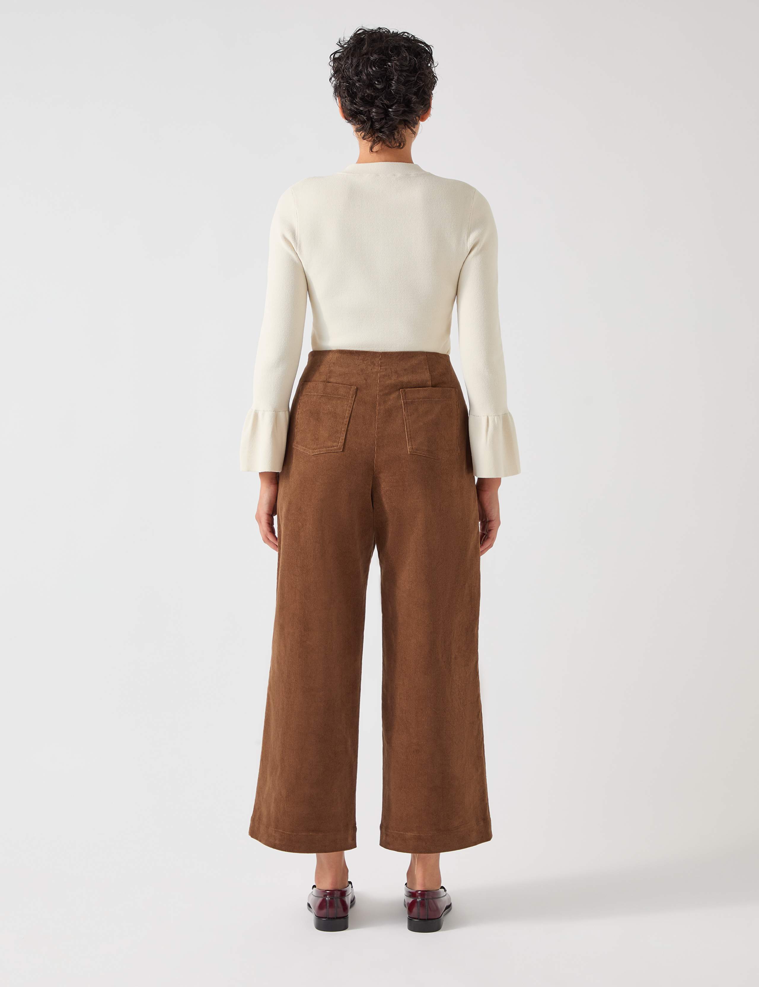 Knitted Crew Neck Bell Sleeve Jumper 3 of 4