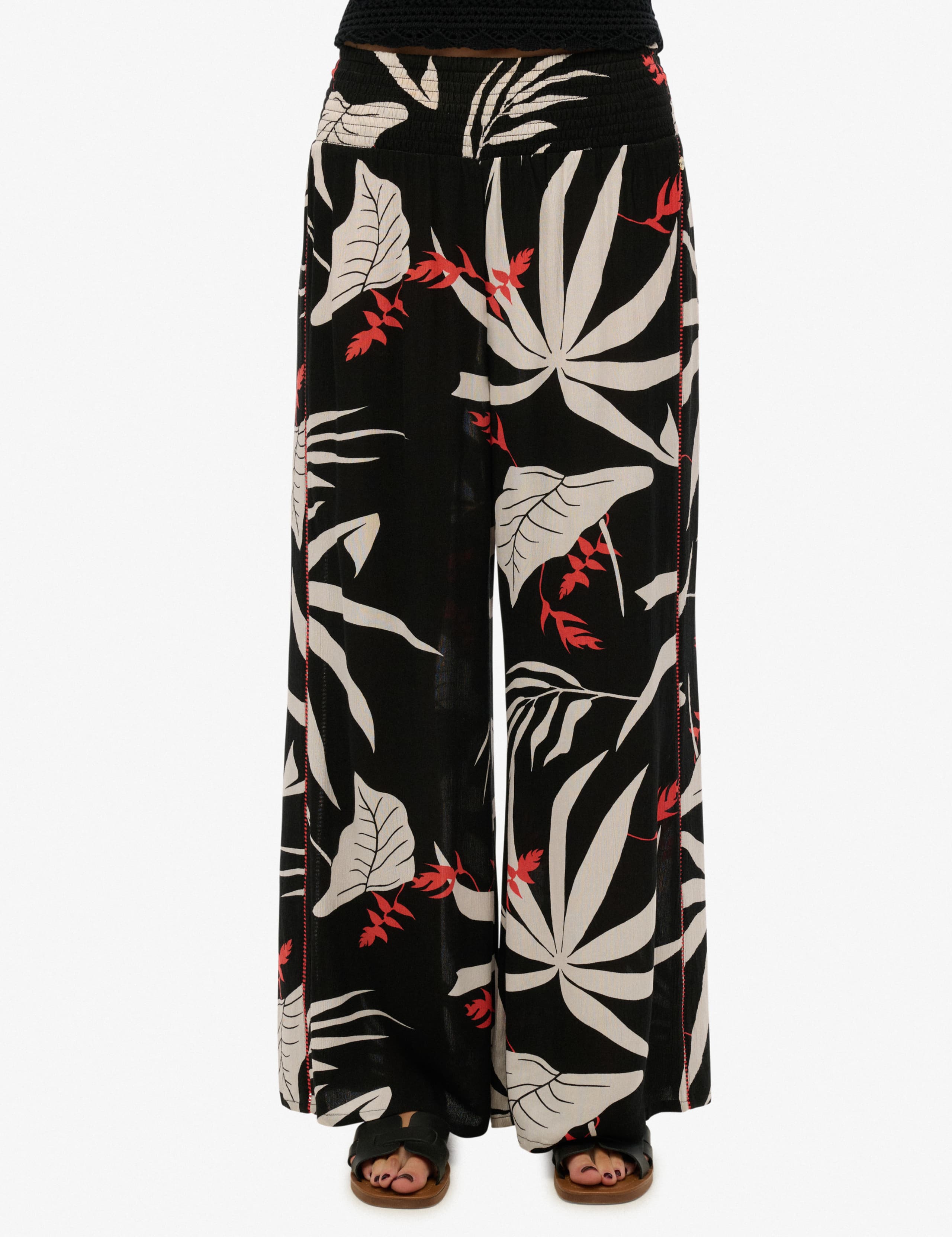 Floral Relaxed Trousers 1 of 5