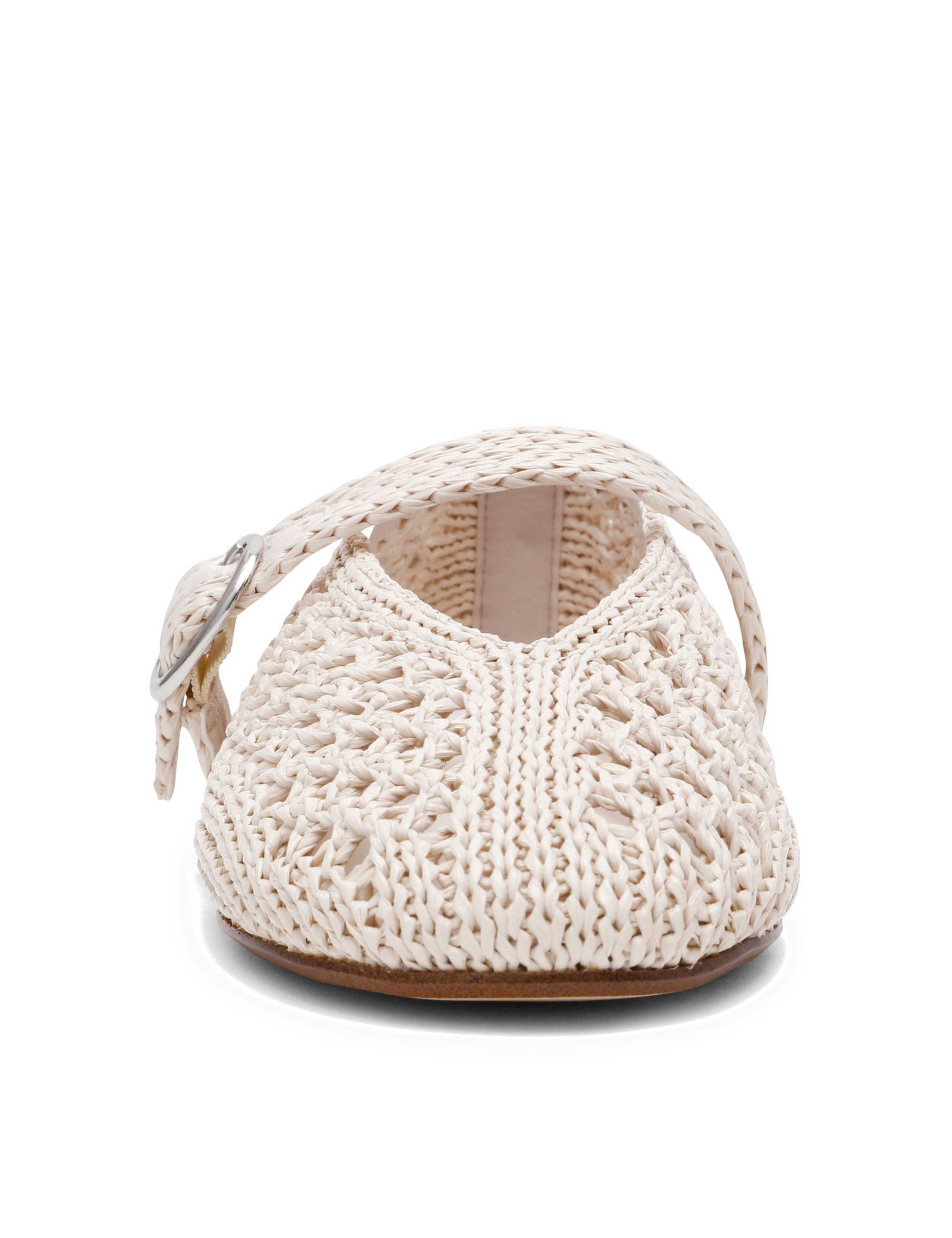 Alara 001 Woven Buckle Flat Pumps 5 of 6