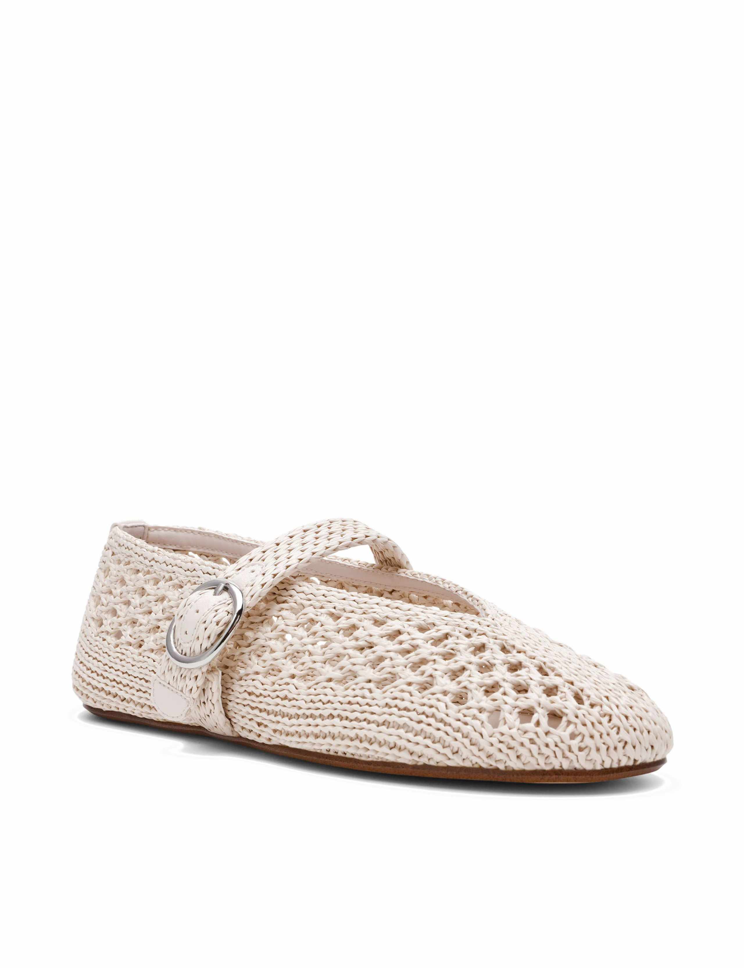Alara 001 Woven Buckle Flat Pumps 6 of 6