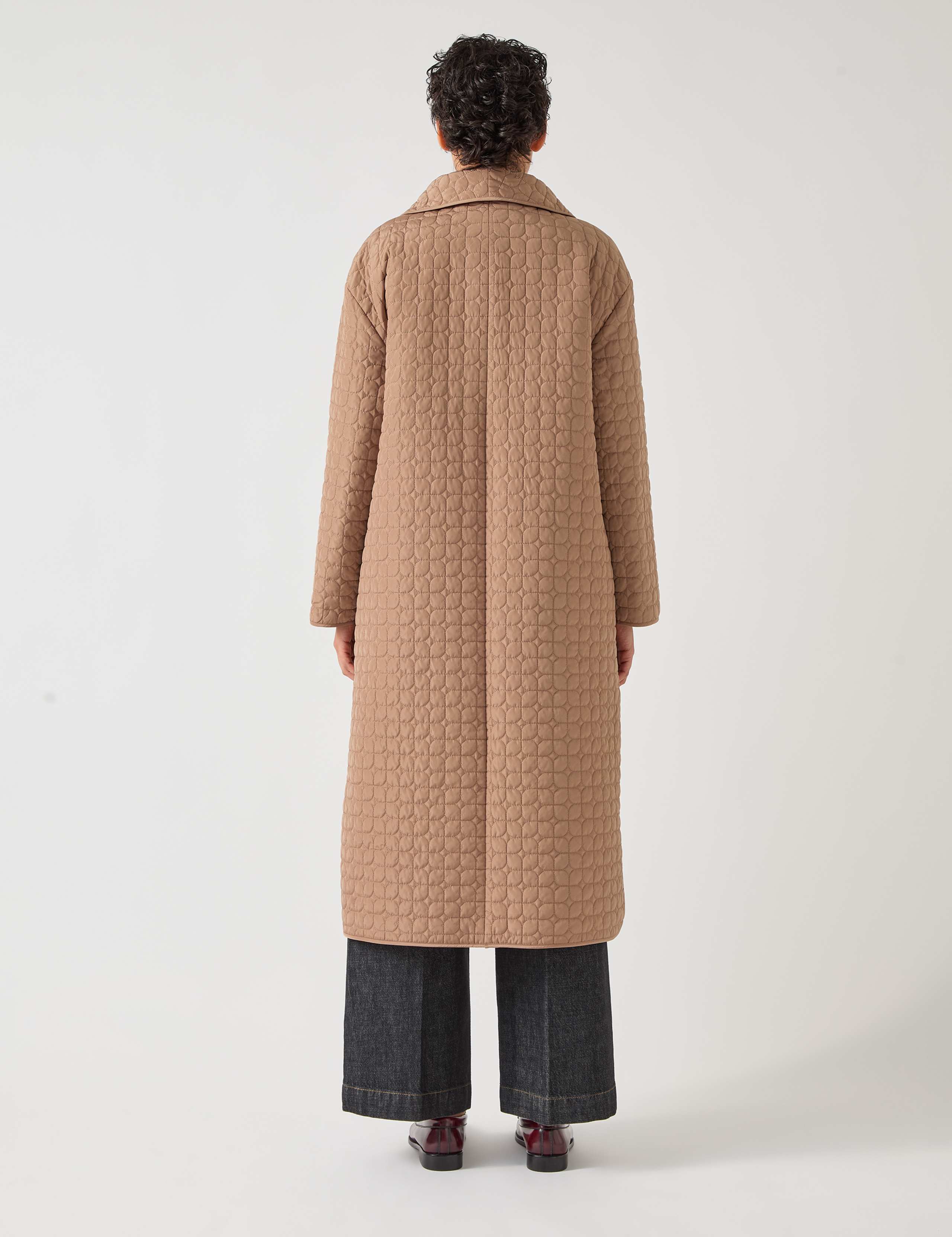 Quilted Padded Longline Coat 3 of 4
