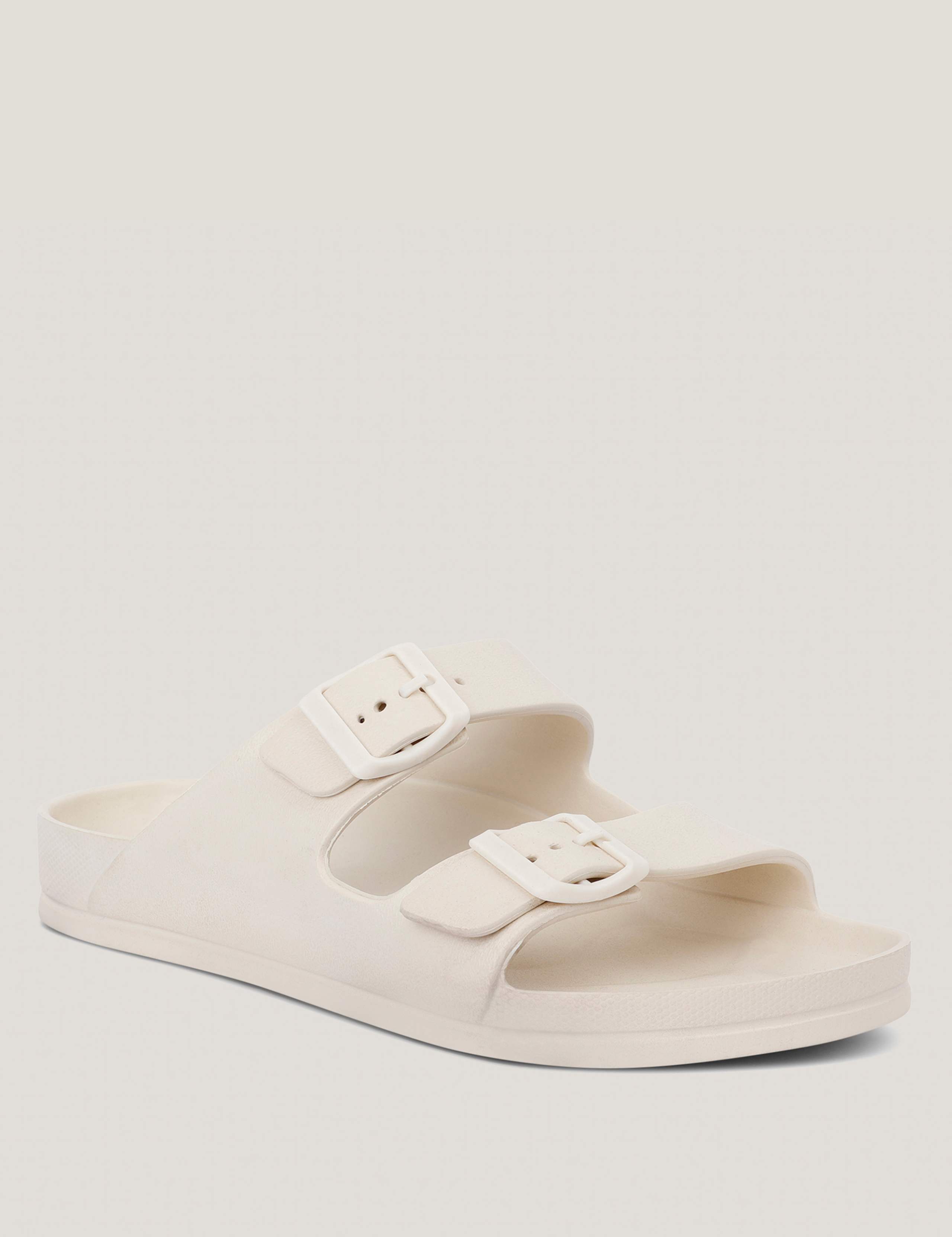 Lady Brooklyn Buckle Flat Sliders 2 of 7
