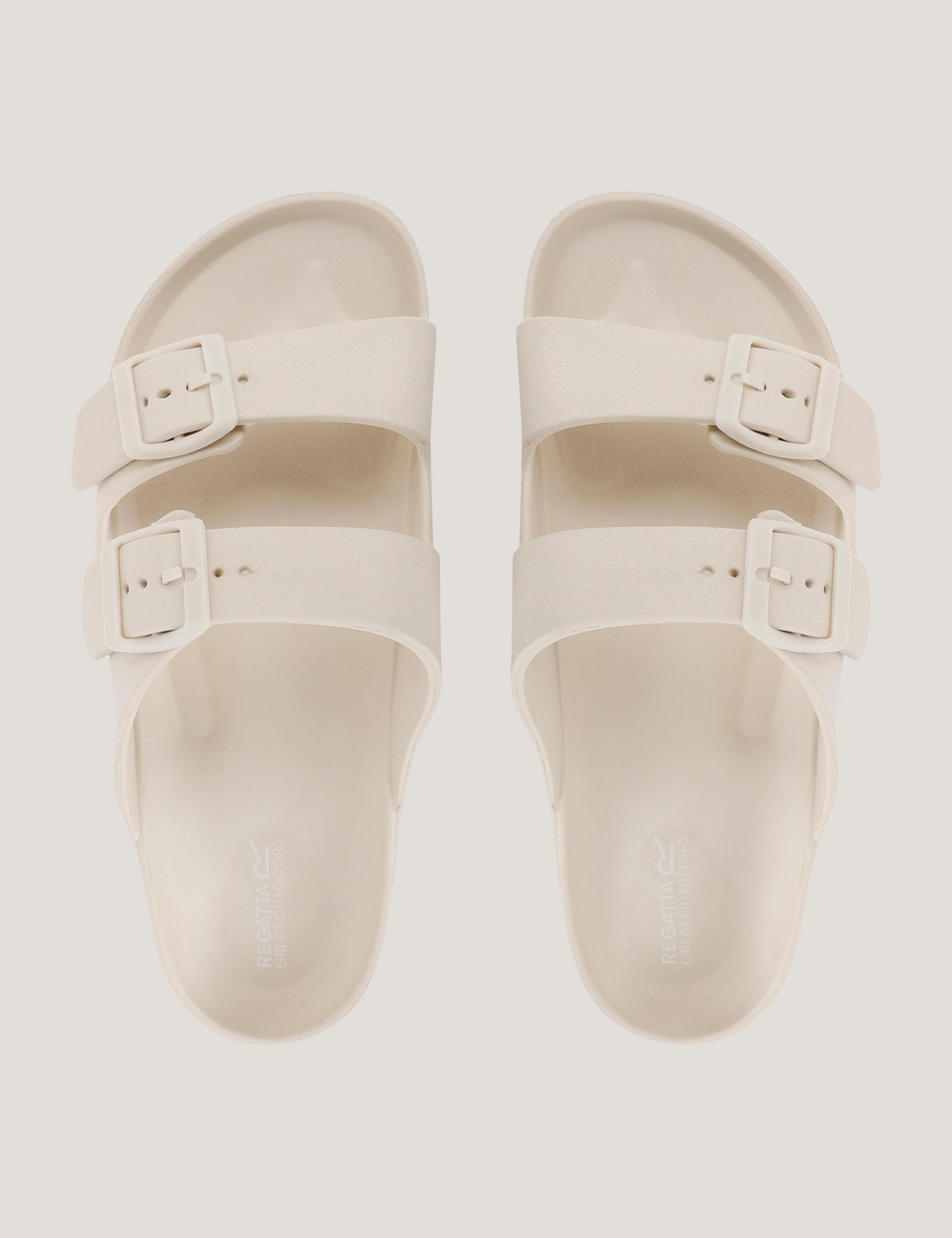 Lady Brooklyn Buckle Flat Sliders 3 of 7