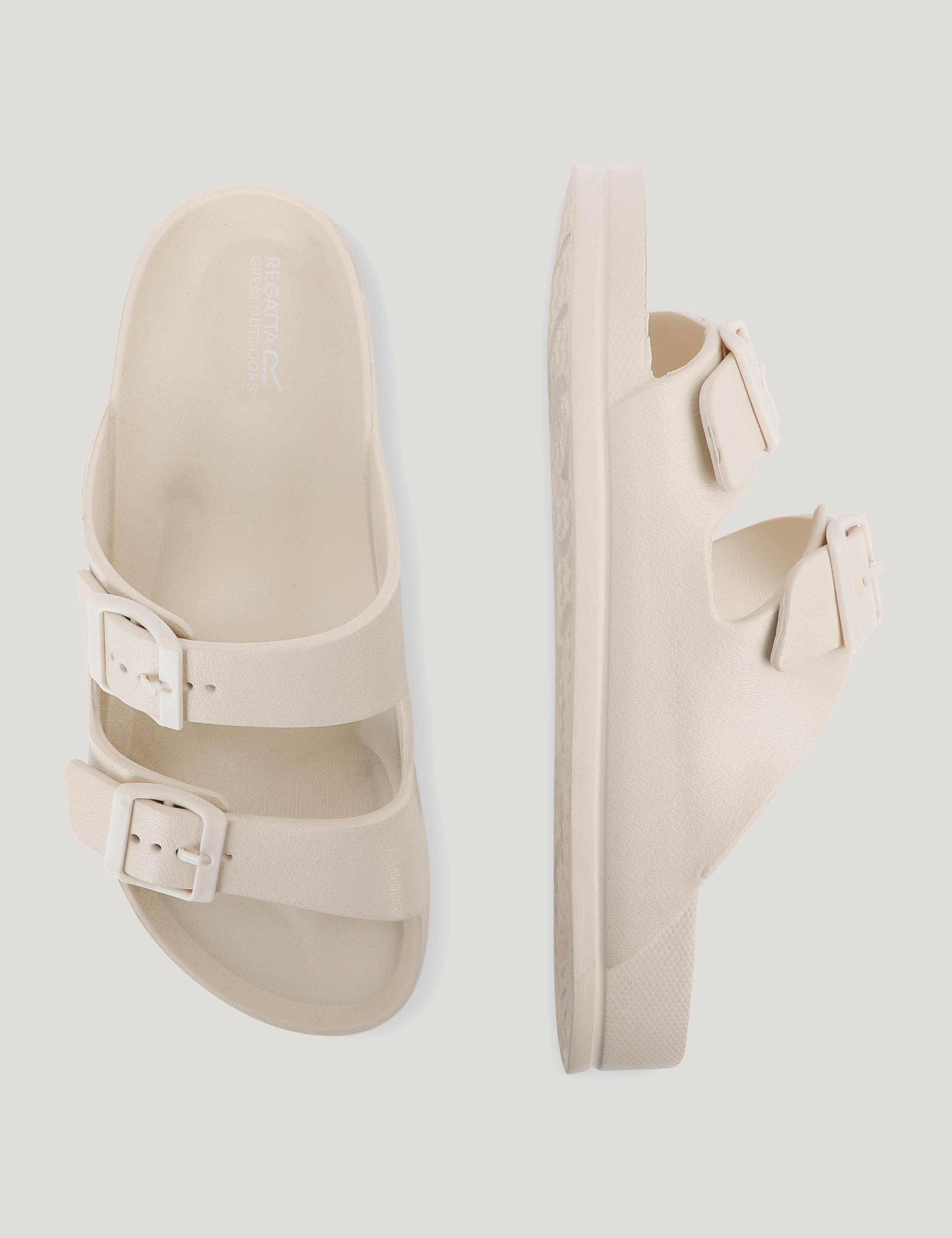 Lady Brooklyn Buckle Flat Sliders 5 of 7