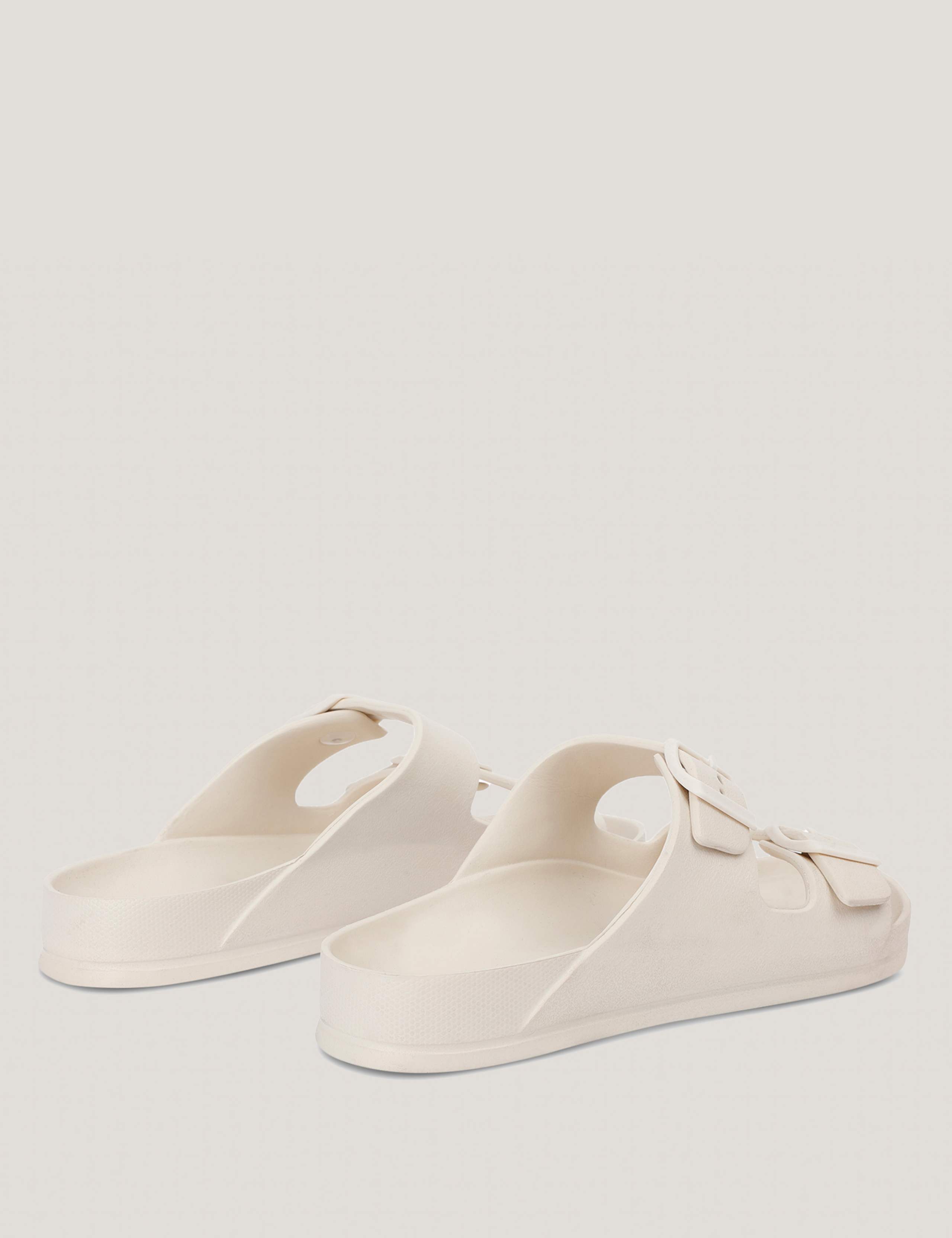 Lady Brooklyn Buckle Flat Sliders 7 of 7