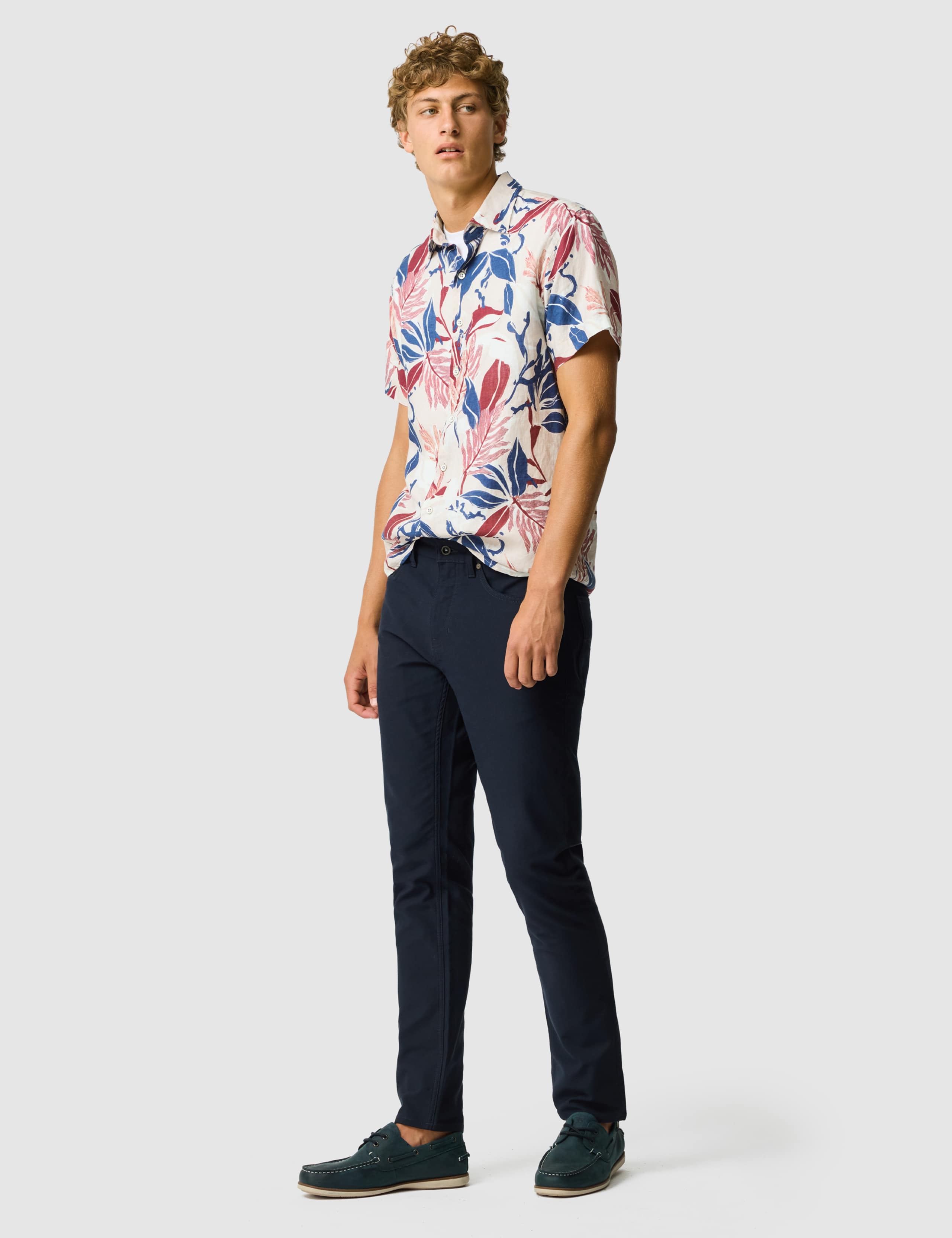 Saltwater Creek Slim Fit Pure Linen Shirt 2 of 6