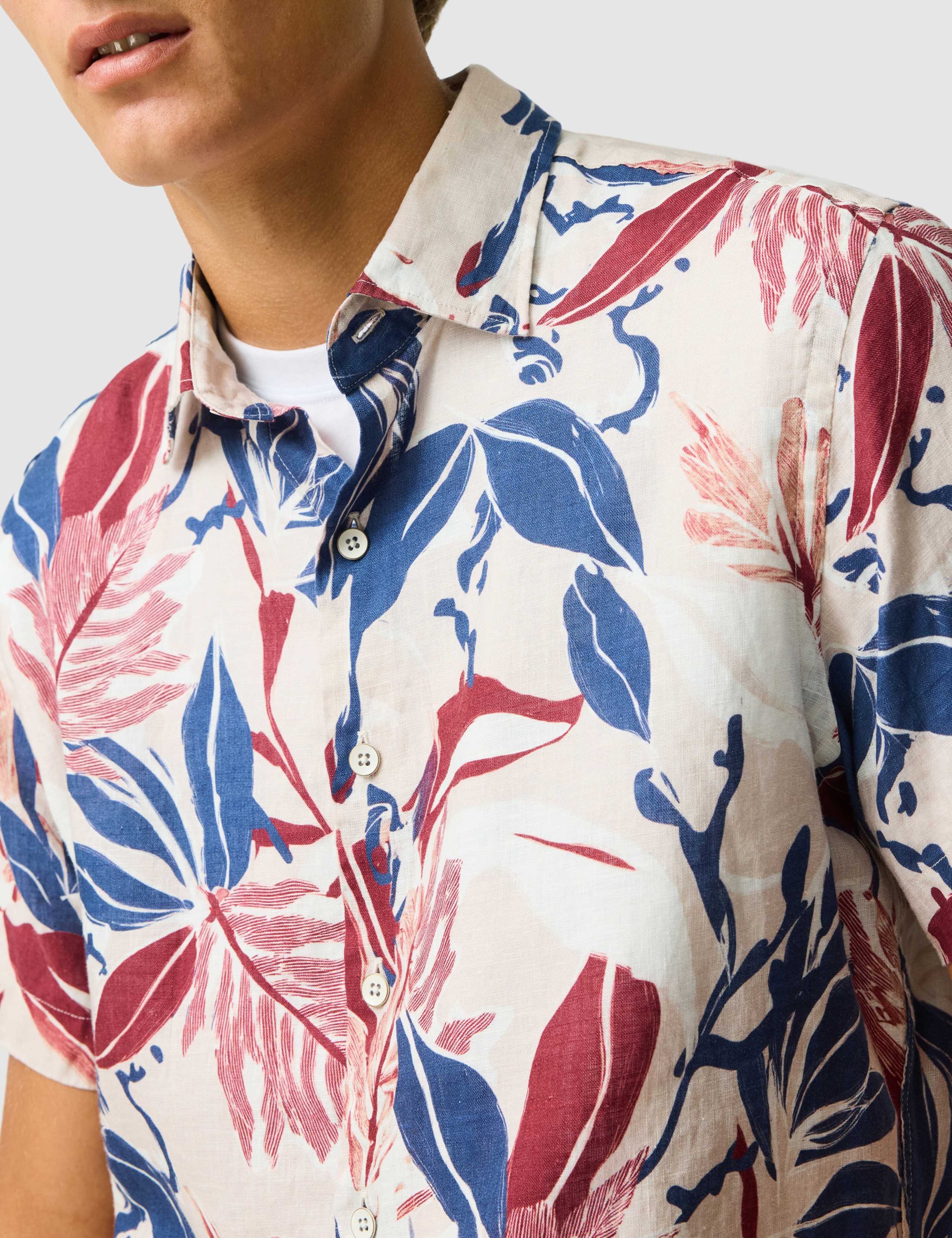 Saltwater Creek Slim Fit Pure Linen Shirt 5 of 6