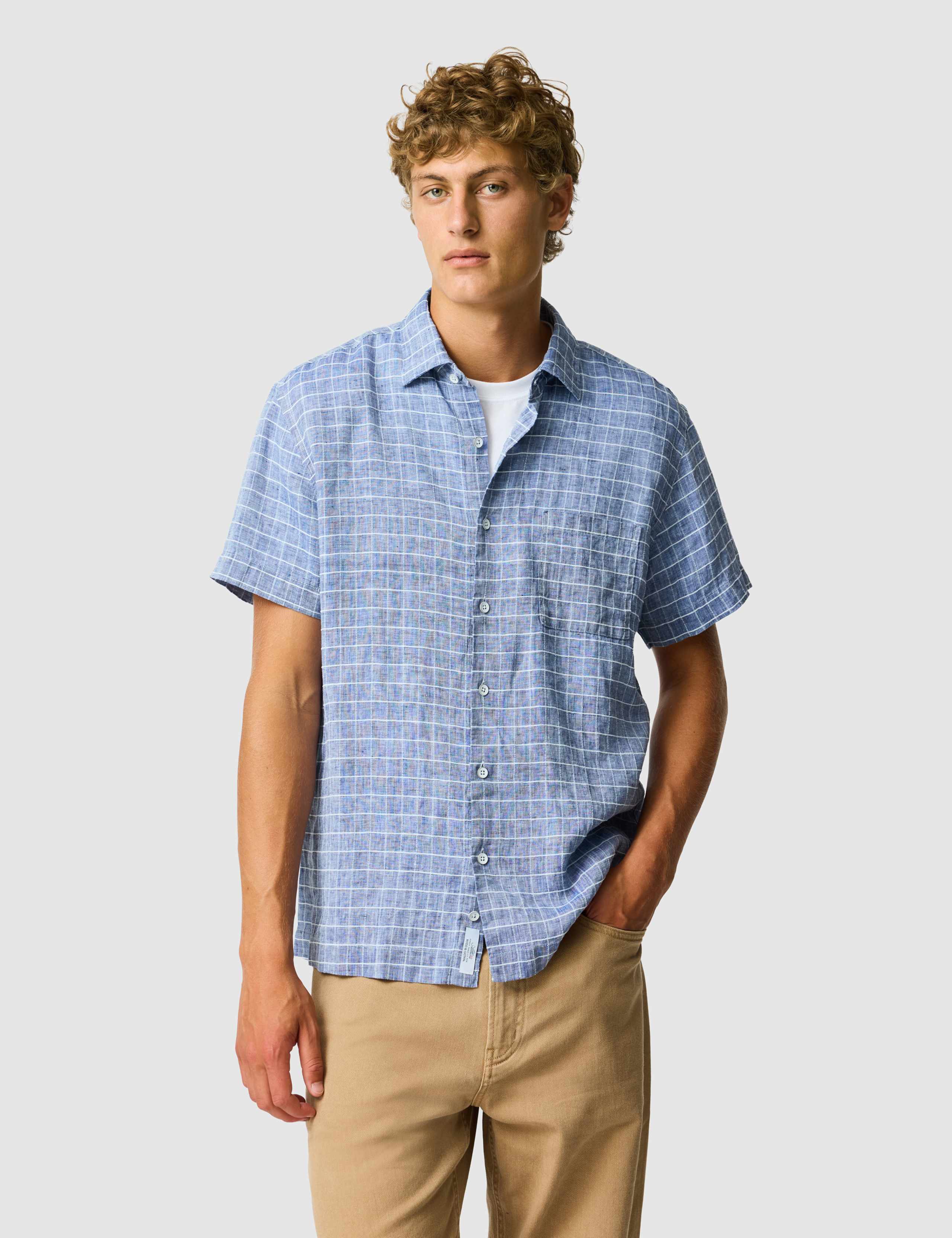 Croftview Linen Rich Checked Shirt 1 of 6