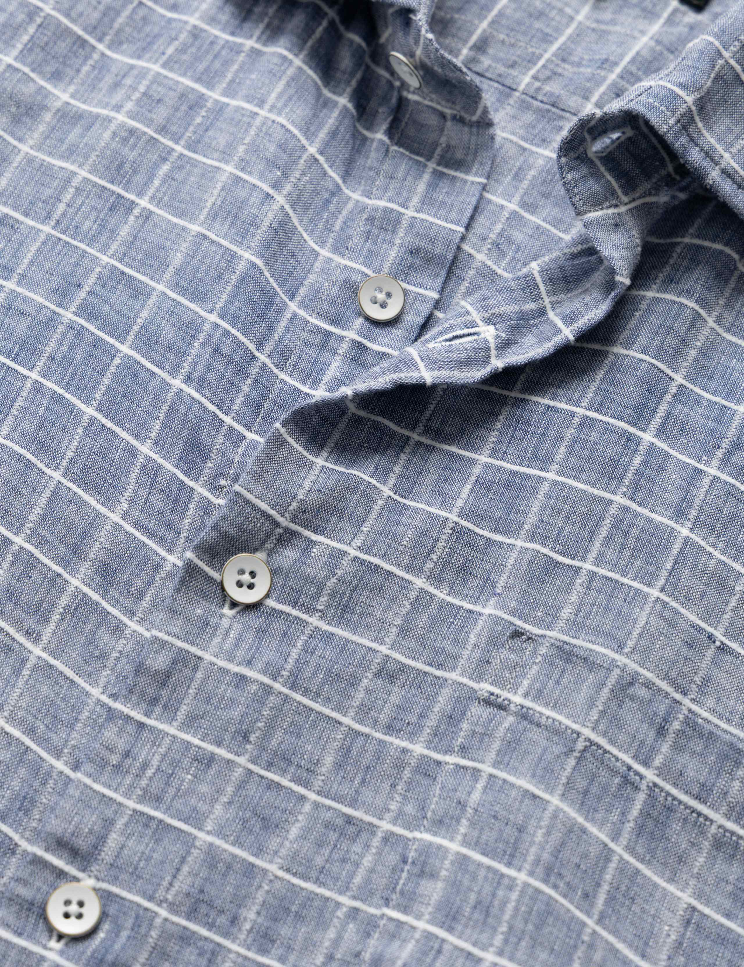Croftview Linen Rich Checked Shirt 6 of 6
