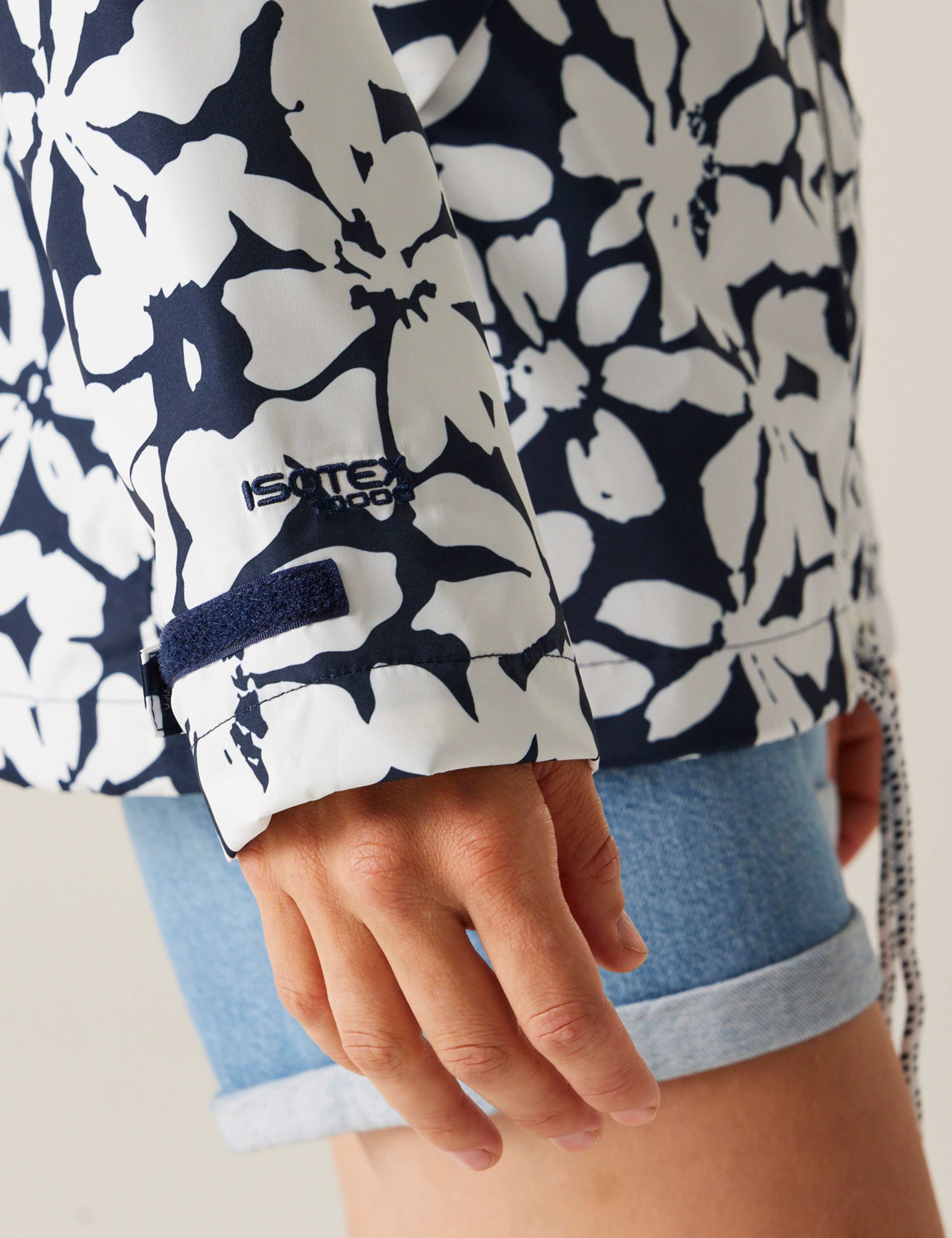 Bayletta II Floral Hooded Rain Jacket 8 of 12