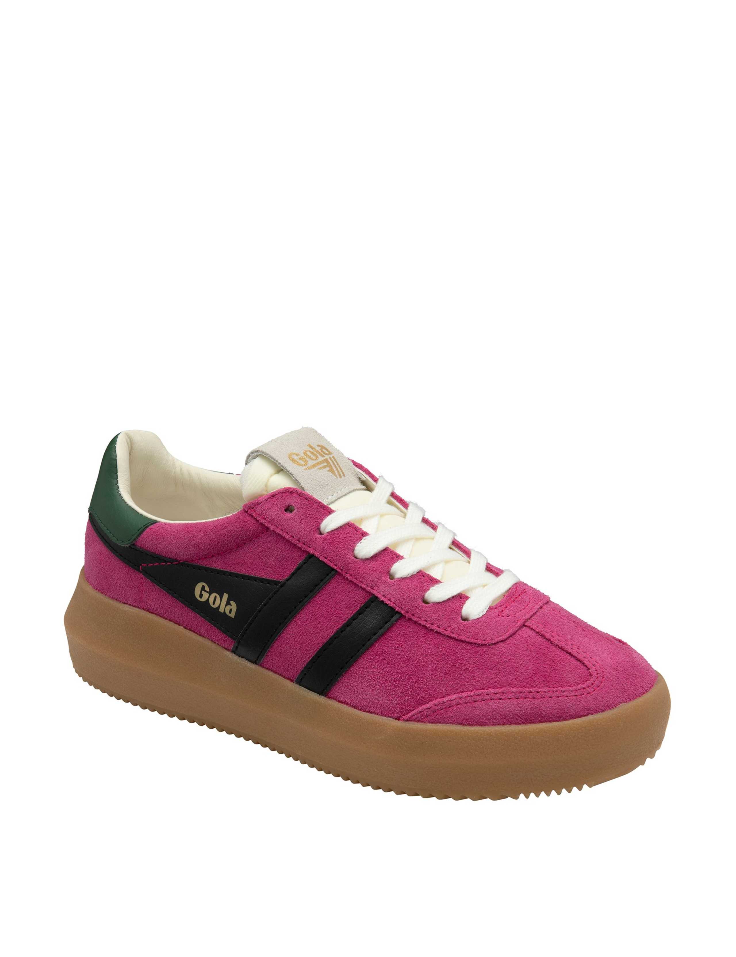 Athena Suede Colour Block Trainers 2 of 5