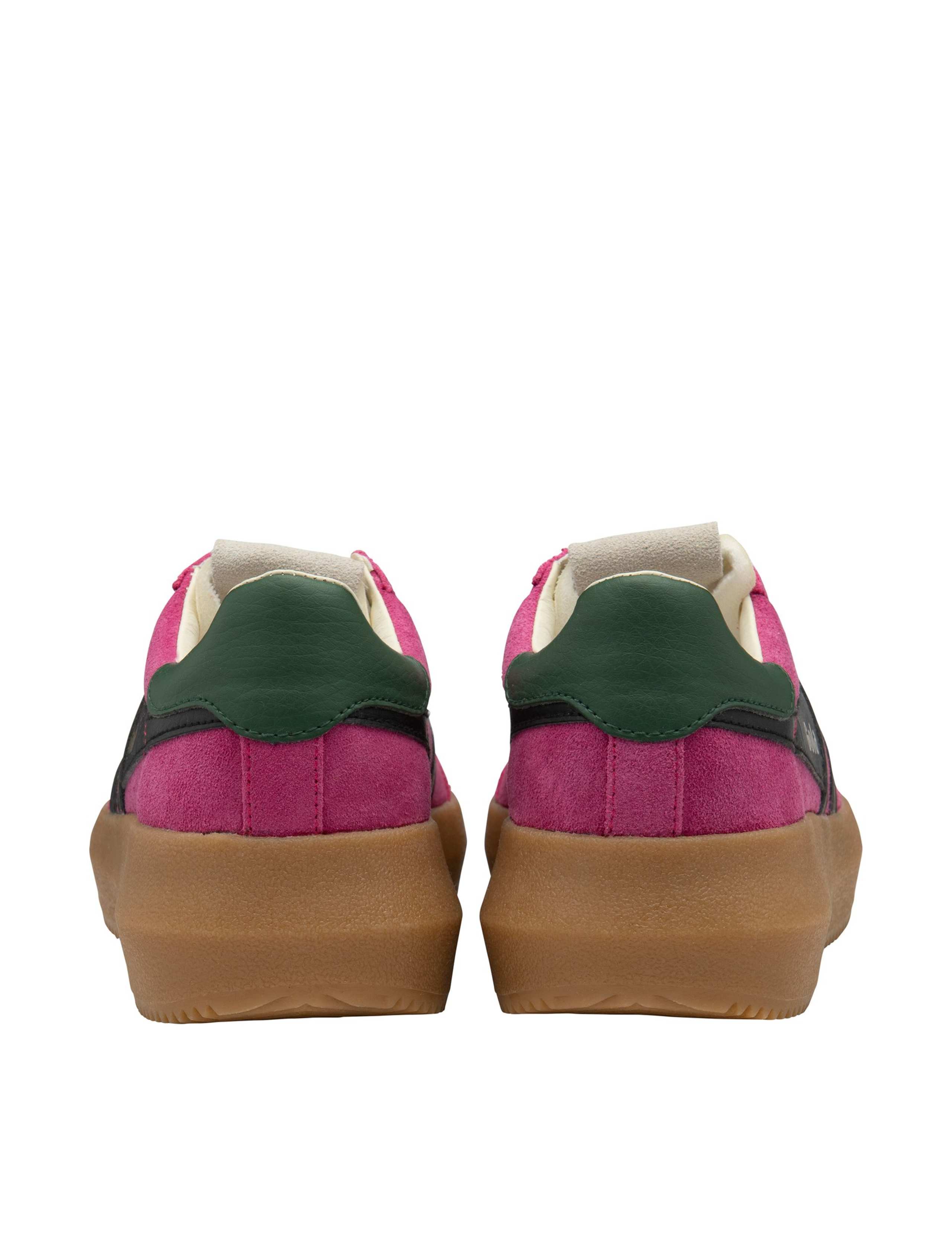 Athena Suede Colour Block Trainers 5 of 5